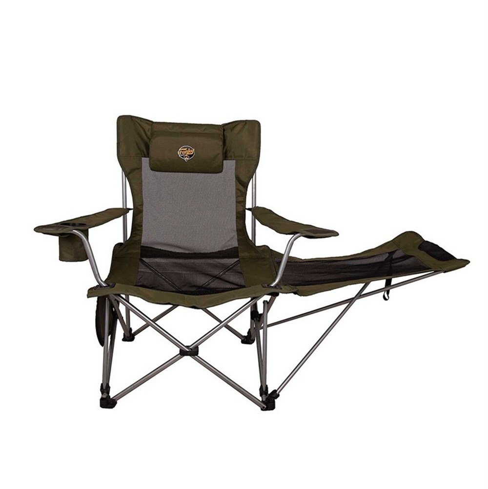 Kamp Sandalyesi - Katlanabilen - Yatabilen - 3 pozisyonlu - Haki