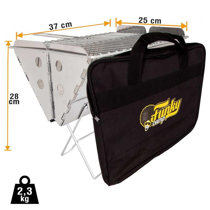 Paslanmaz Çelik Katlanabilir Mangal