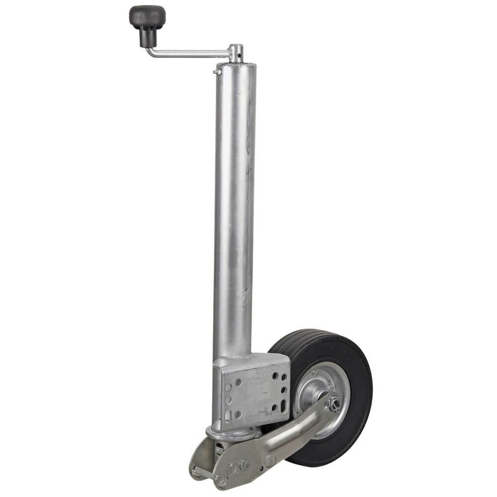 Römork & Karavan Destek Tekerleği - 500 Kg - Flanşlı / Otomatik