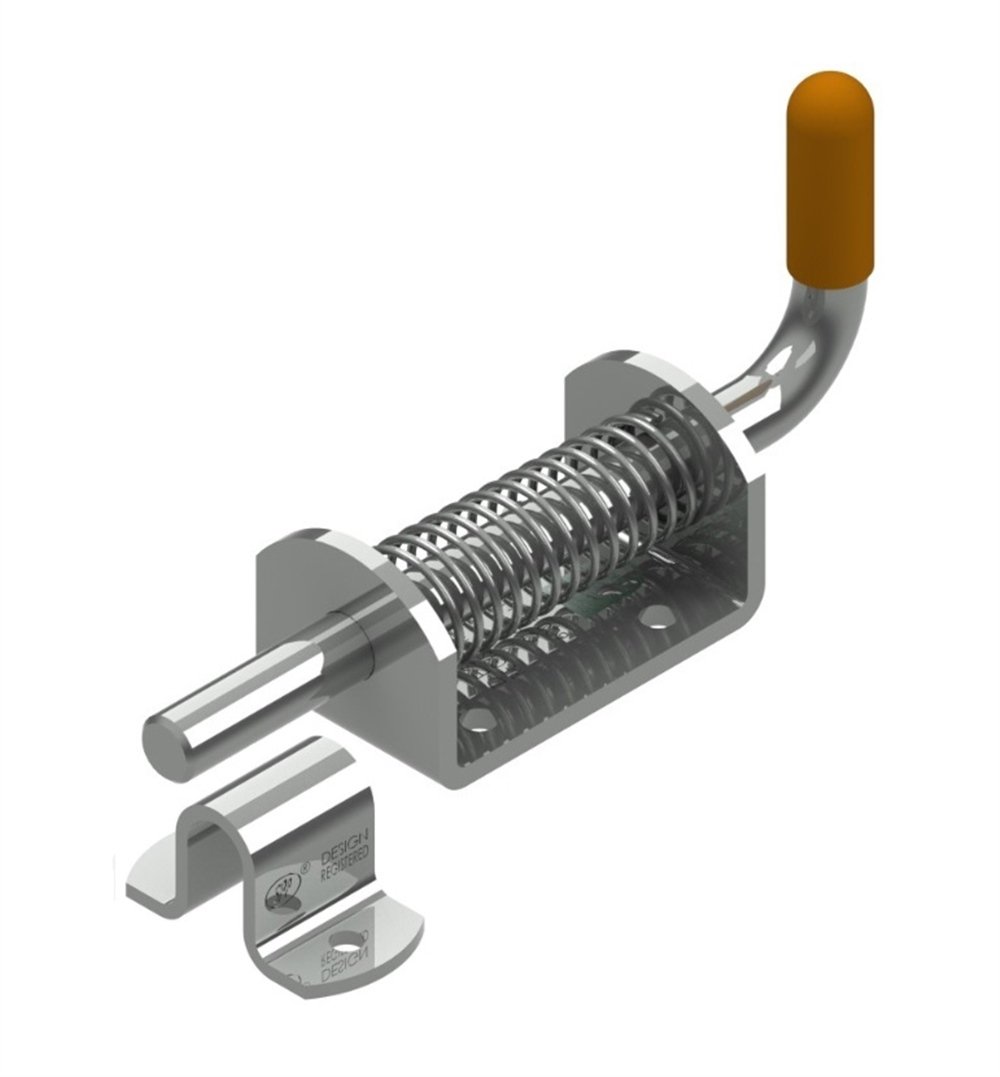 Römork Kasa Kilidi - 156 mm - Yaylı