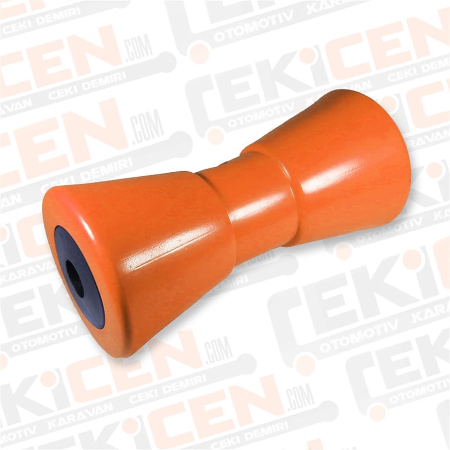 Tekne Römorku Orta Makara - 200 mm - Turuncu