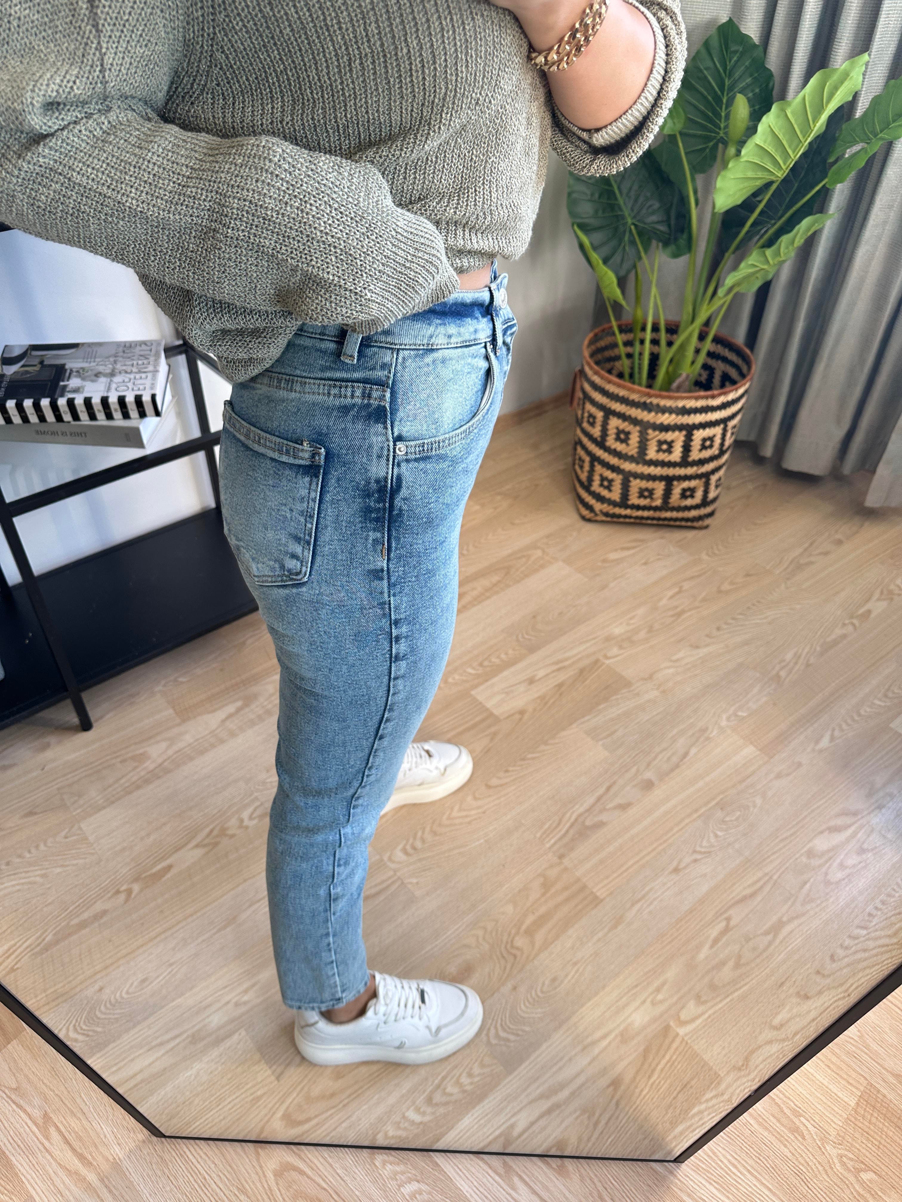DİLVİN KAR YIKAMA MOM JEAN