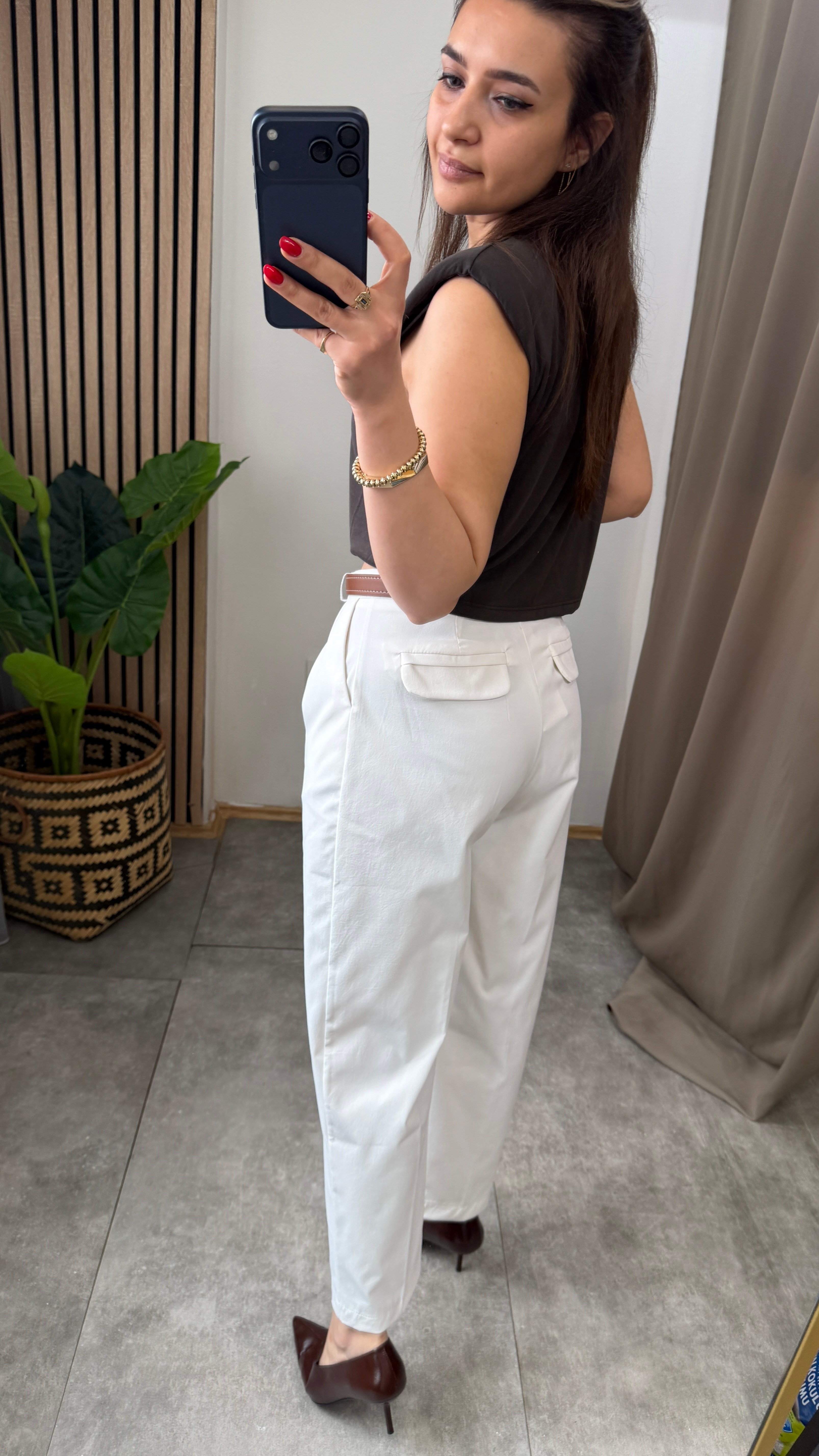 KEMERLİ HAVUÇ PANTALON