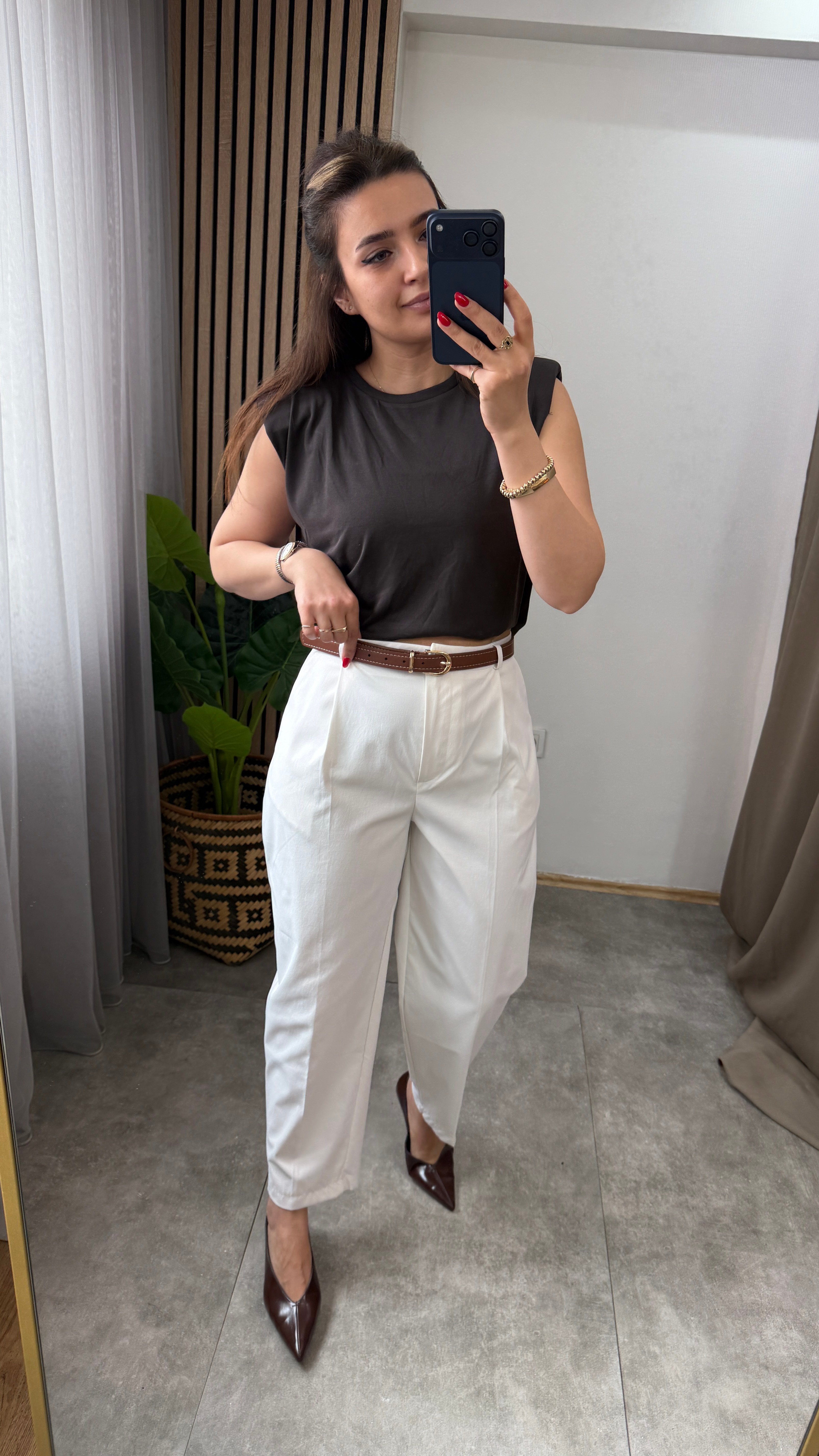 KEMERLİ HAVUÇ PANTALON