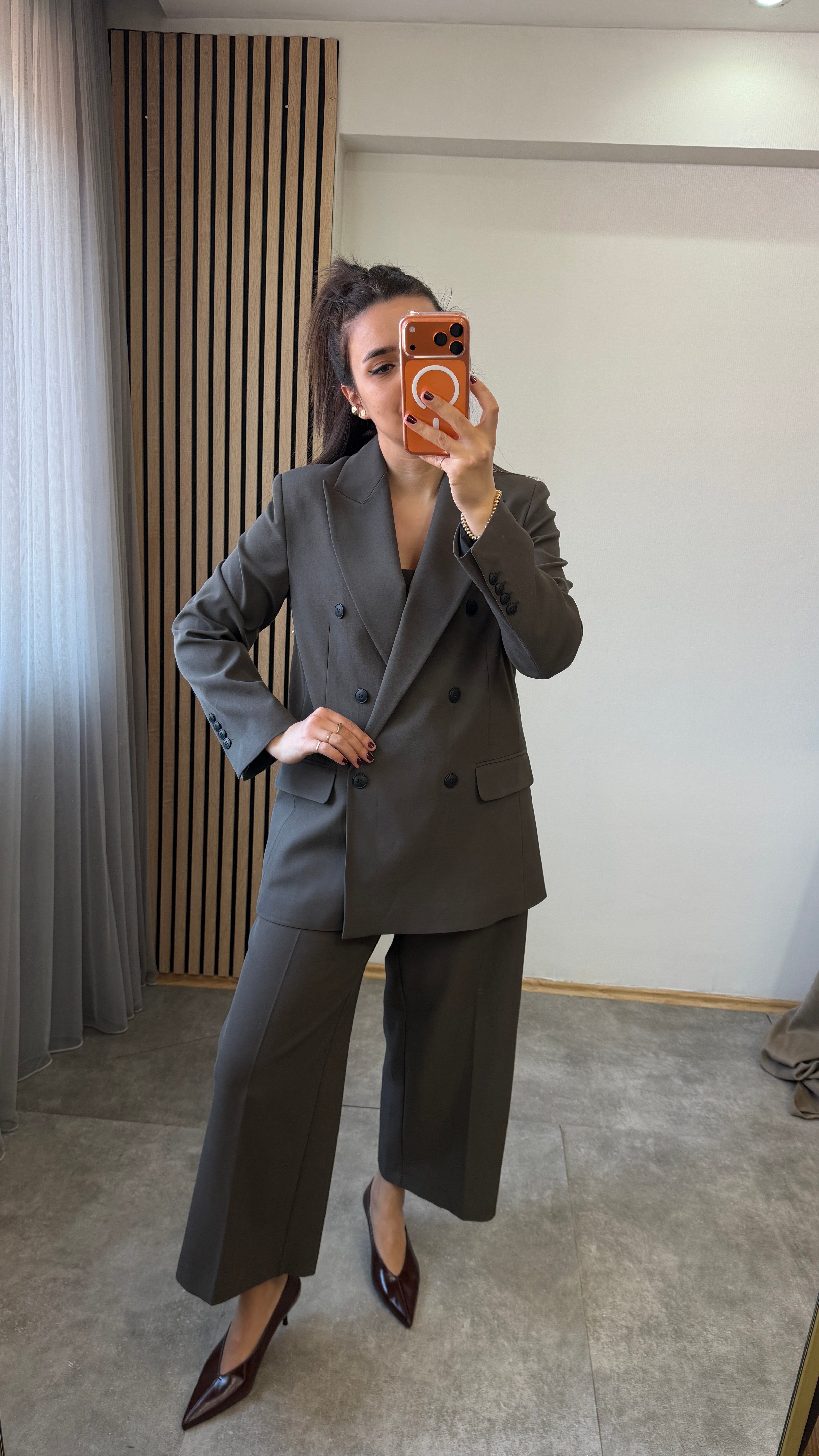 KRUVAZE BLAZER HAKİ