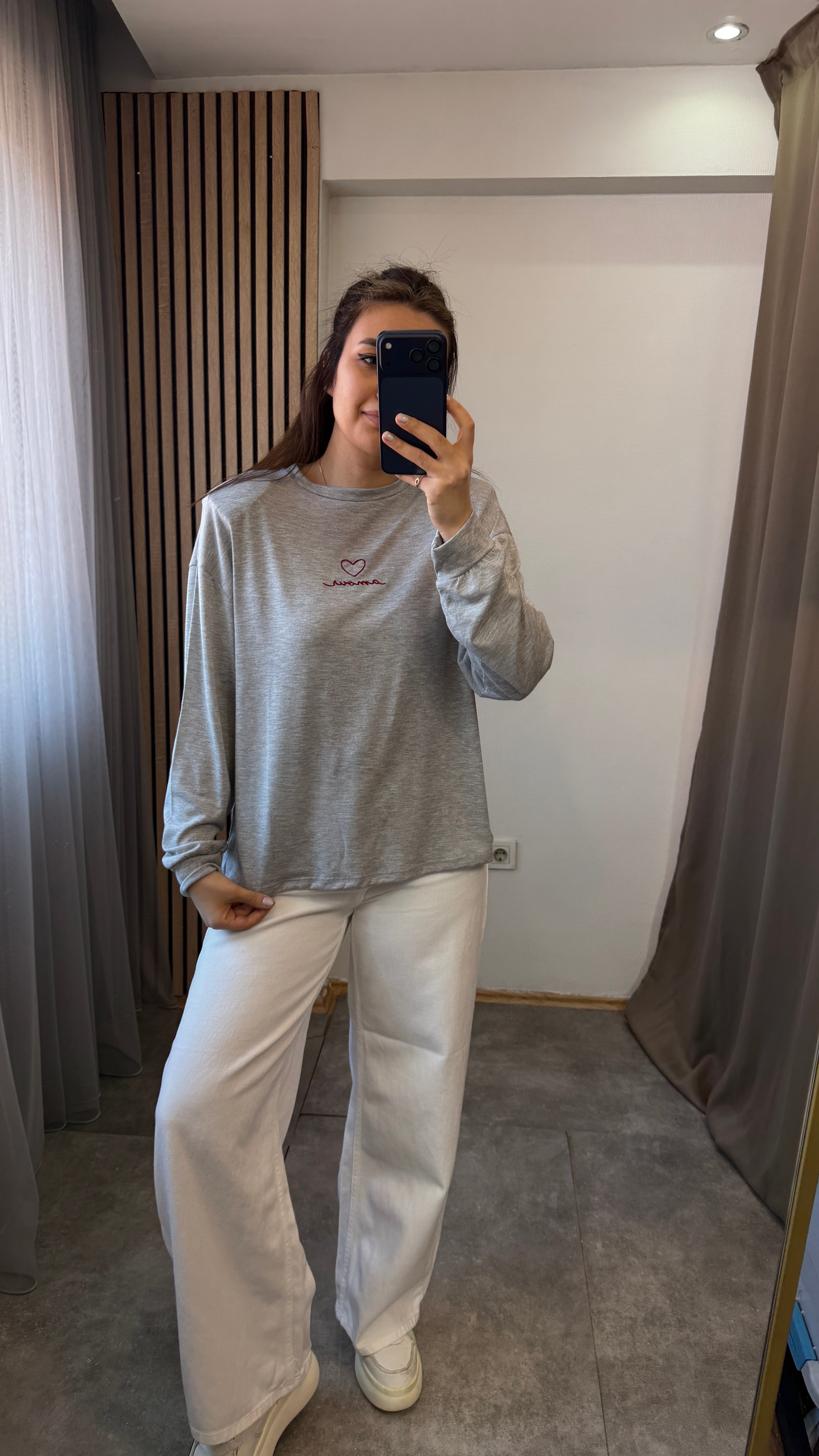 NAKIŞ DETAYLI MODAL BLUZ