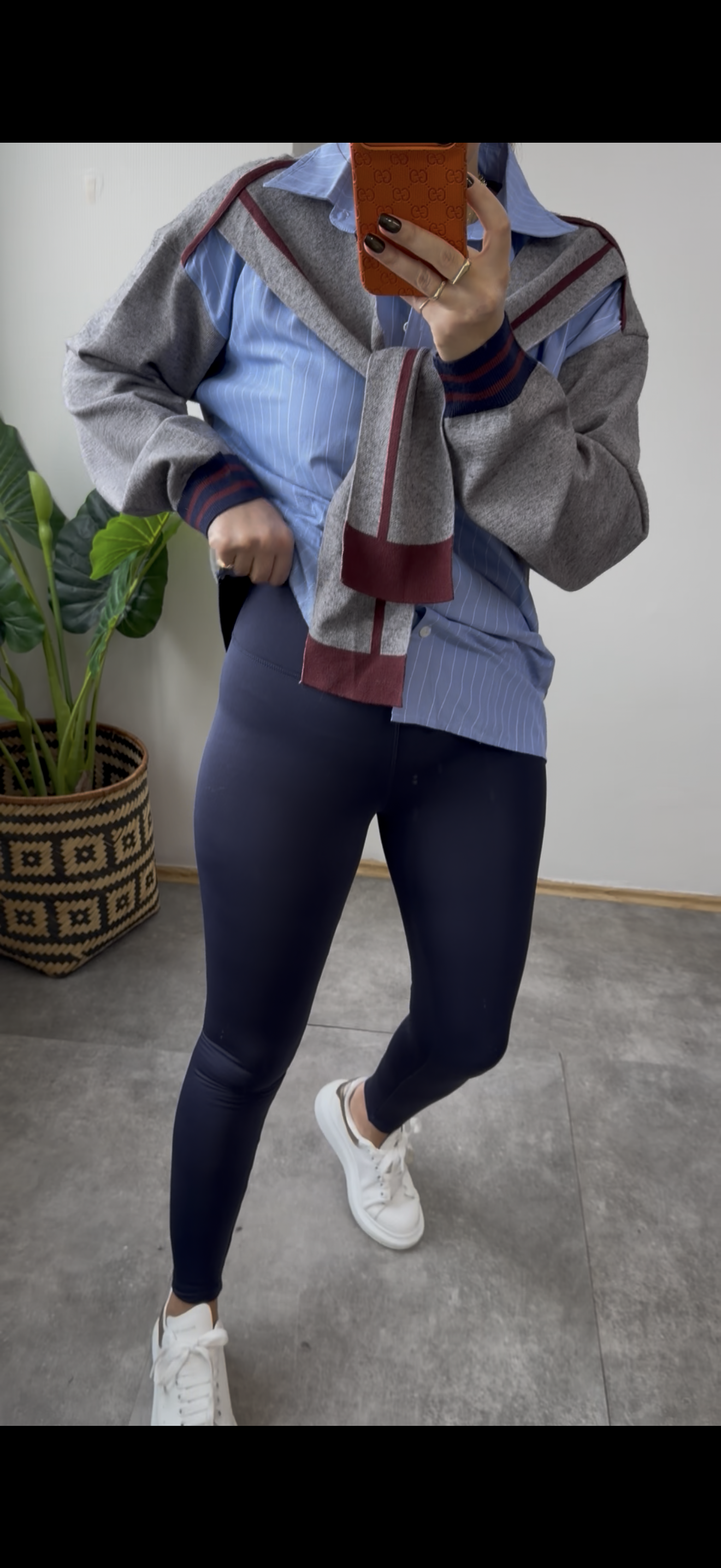 ŞARDONLU LACİVERT OYSH TAYT