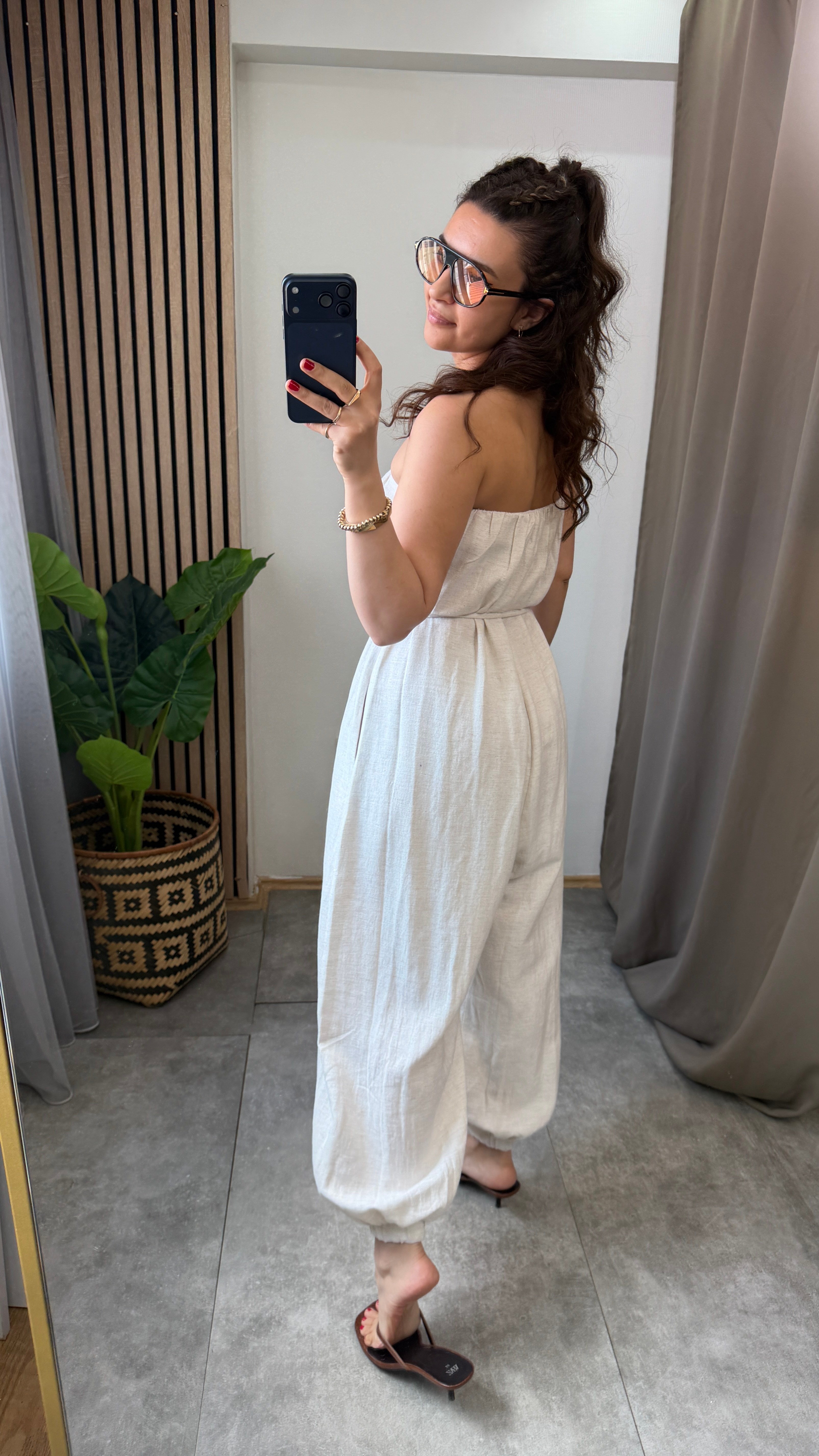 STRAPLEZ NATUREL ŞALVAR TULUM 