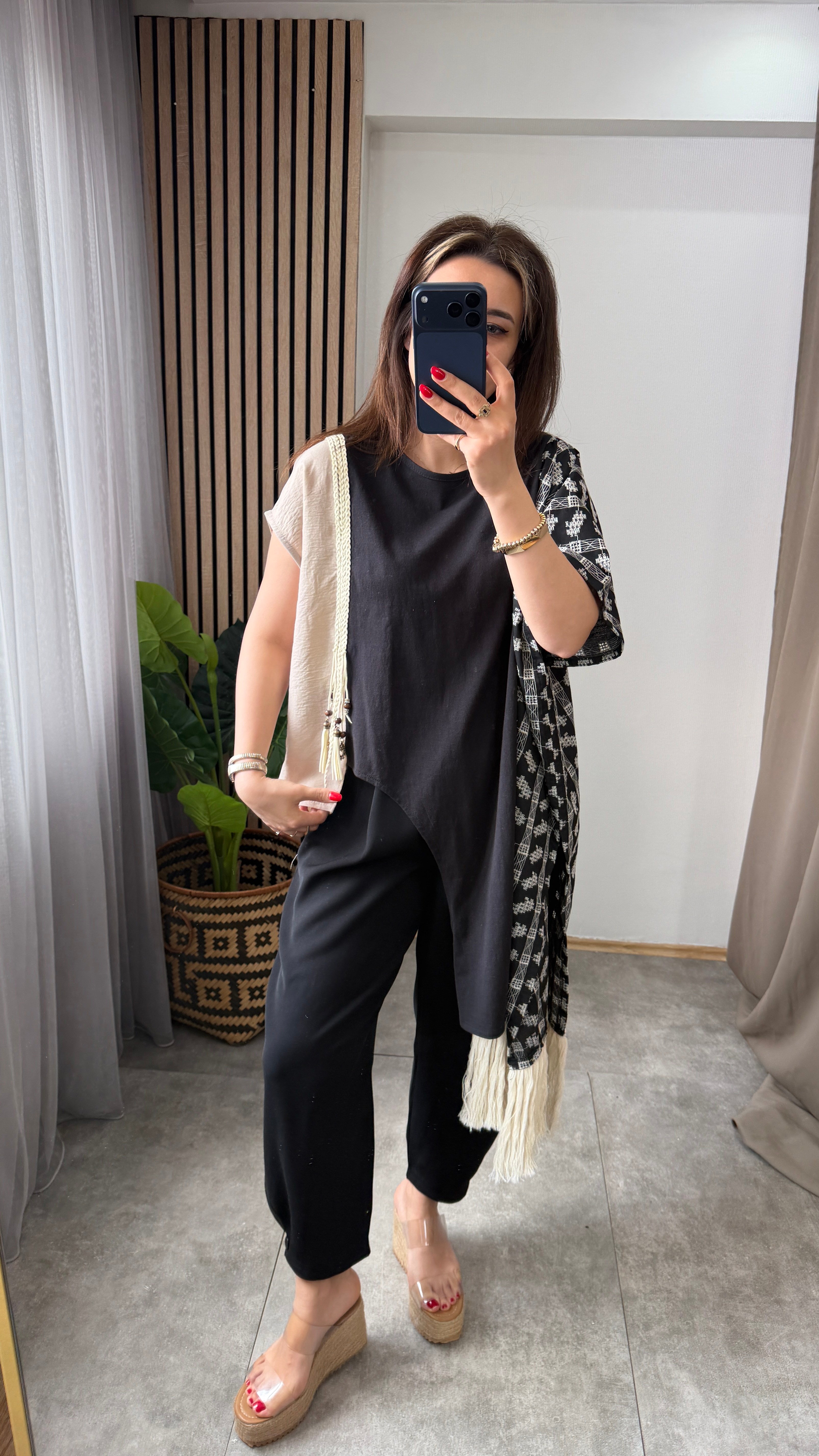 TASARIM ETNİK BLUZ 