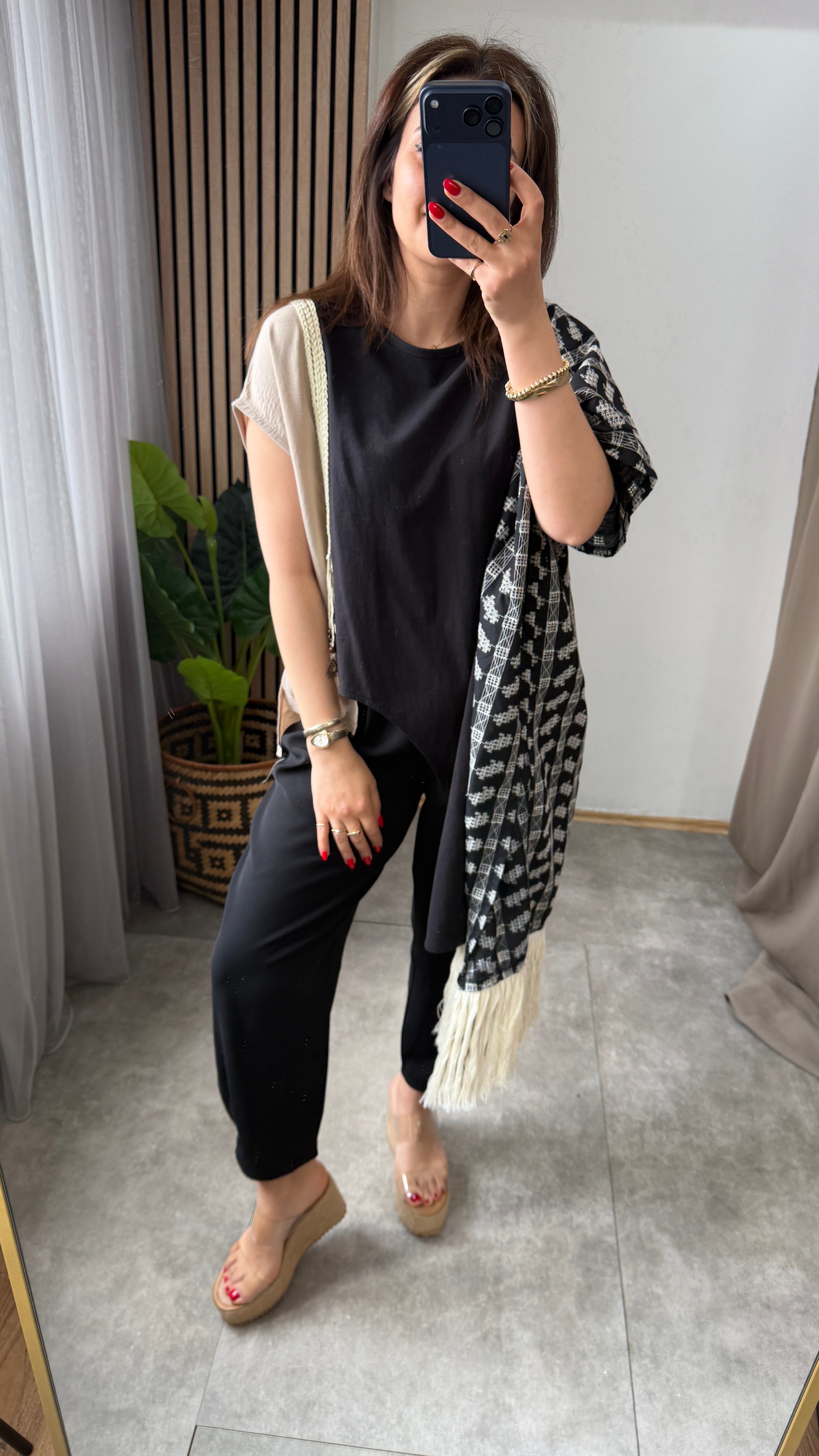 TASARIM ETNİK BLUZ 