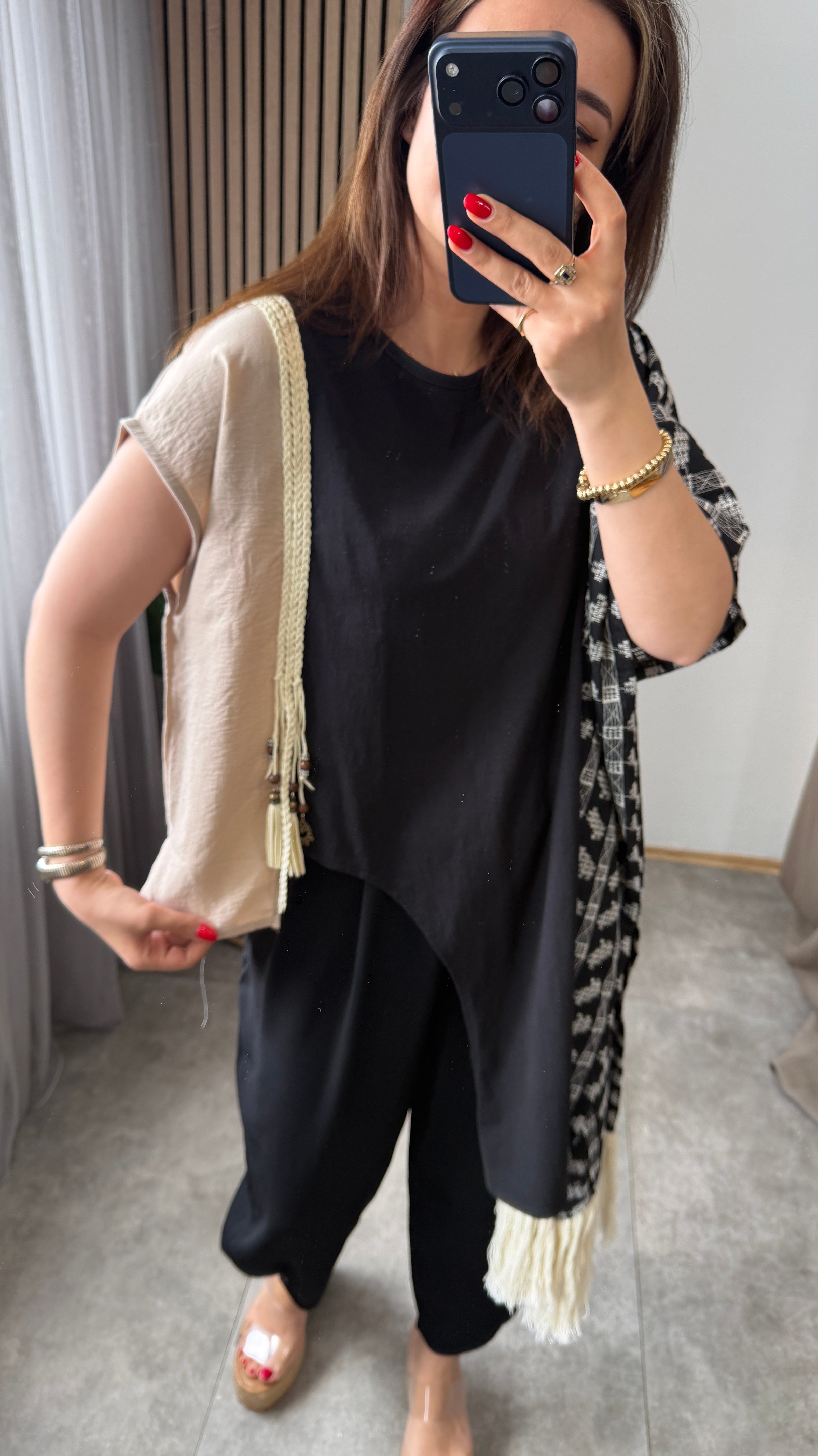 TASARIM ETNİK BLUZ 