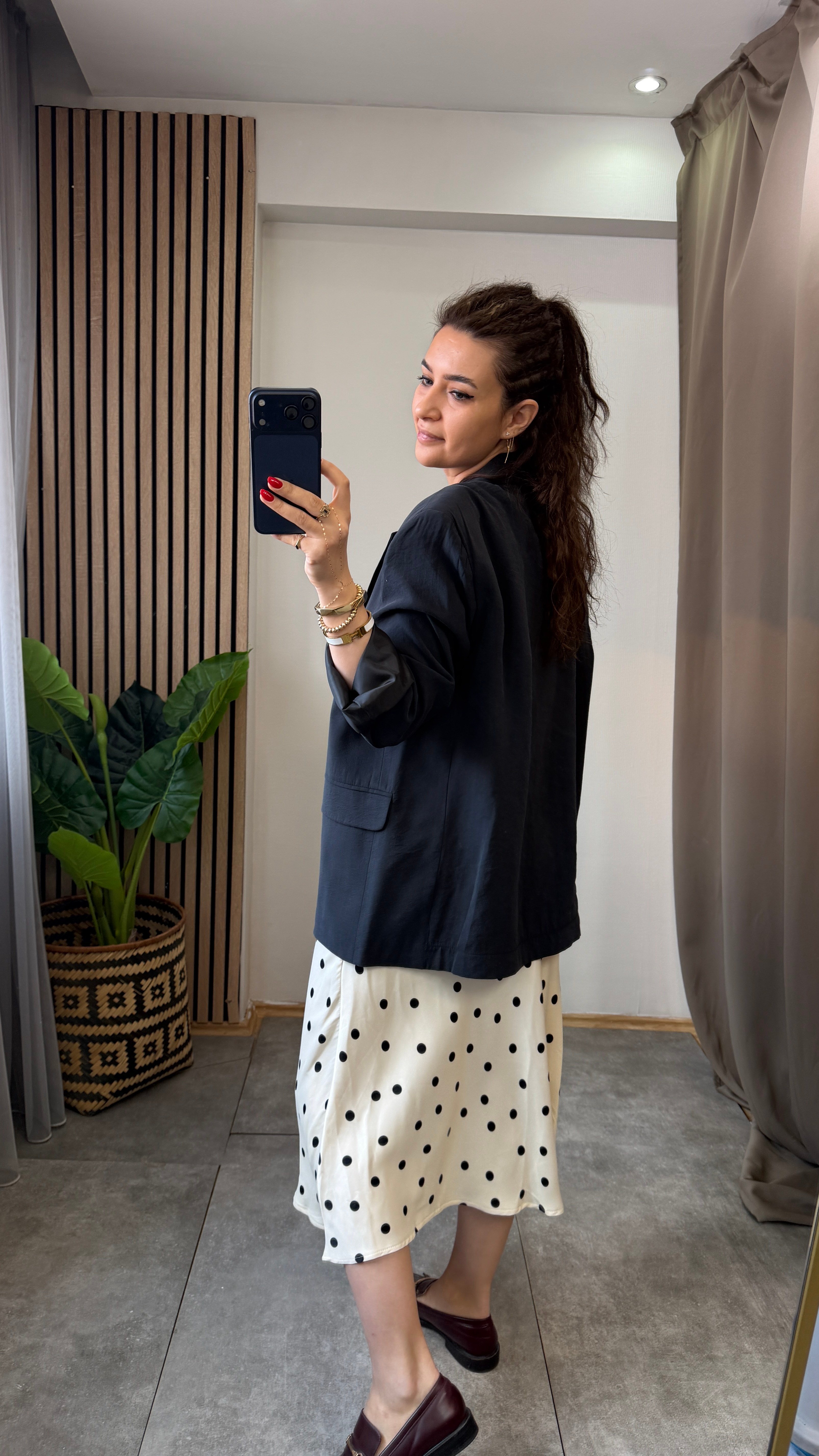 TENSEL BLAZER SİYAH 