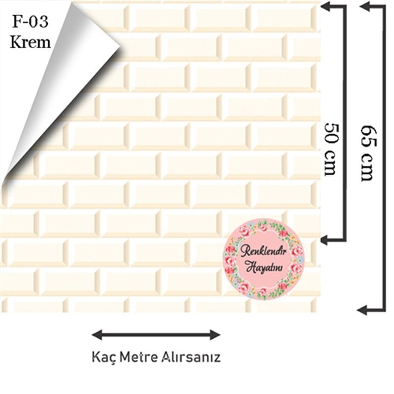 Tezgah Arası Folyo F-03 Krem