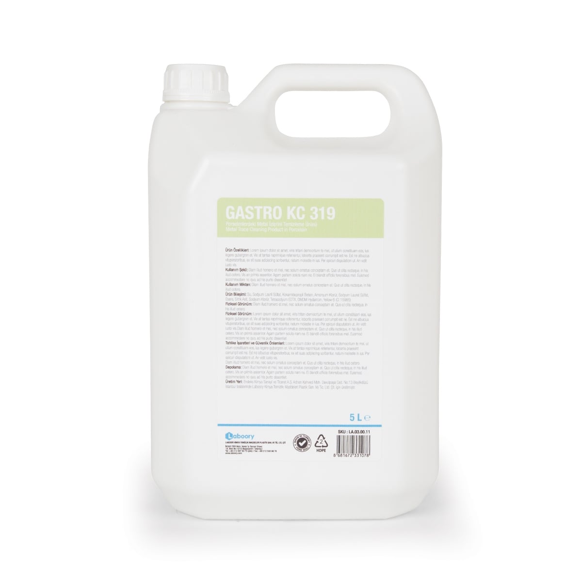 GASTRO KC 319 PORSELENDEKİ METAL İZLERİNİ TEM.ÜR.