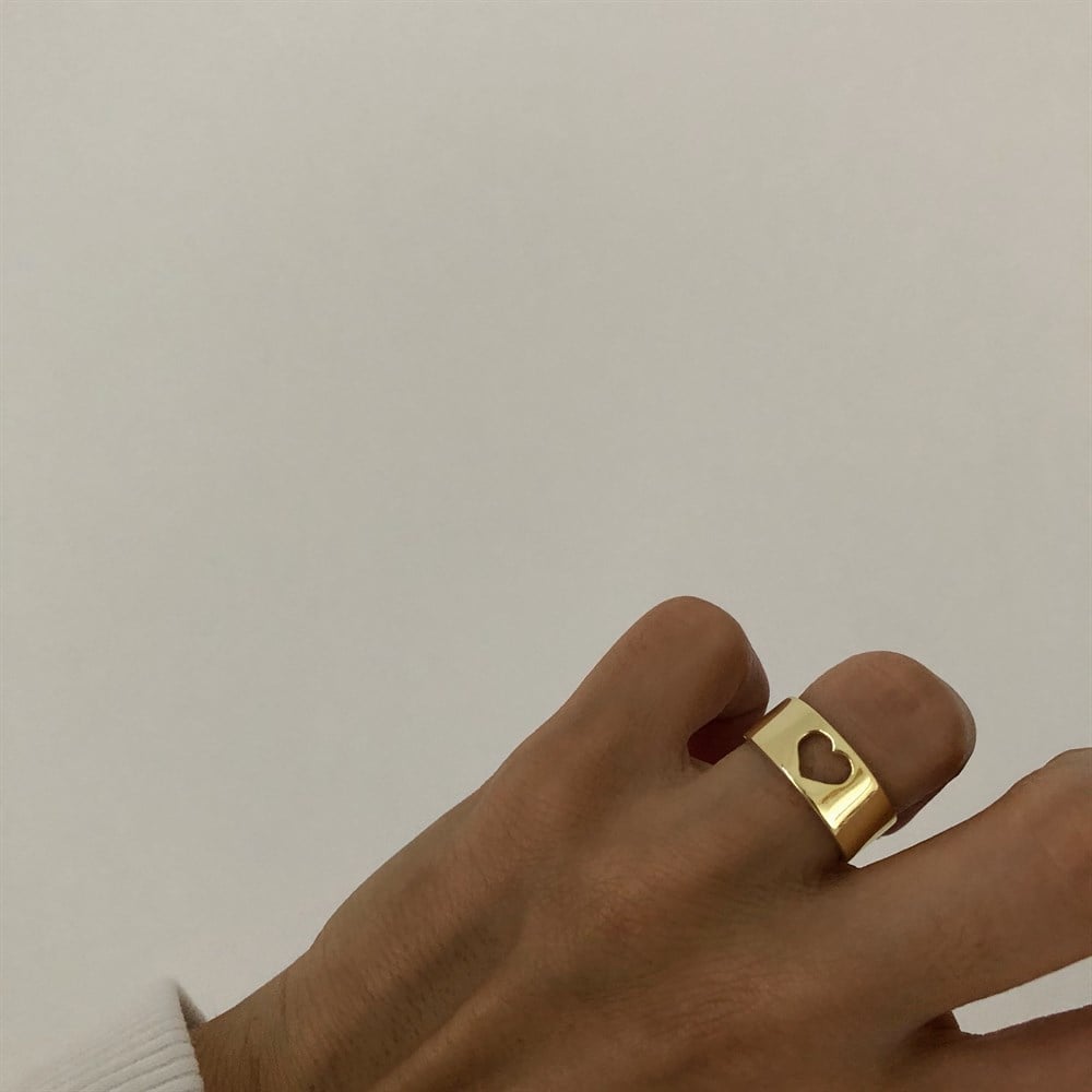 925 heart rings
