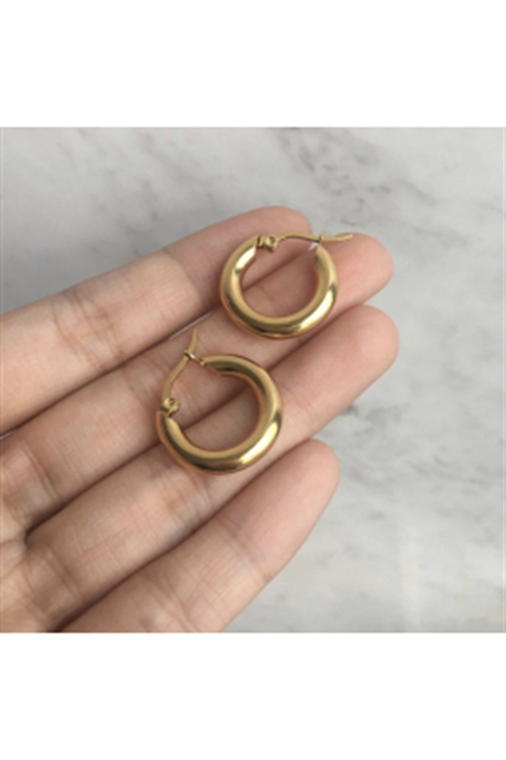 925 Hoop Küpe