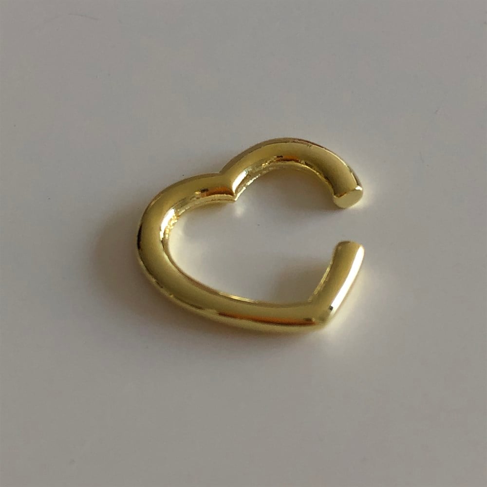 925 mini kalp ear cuff