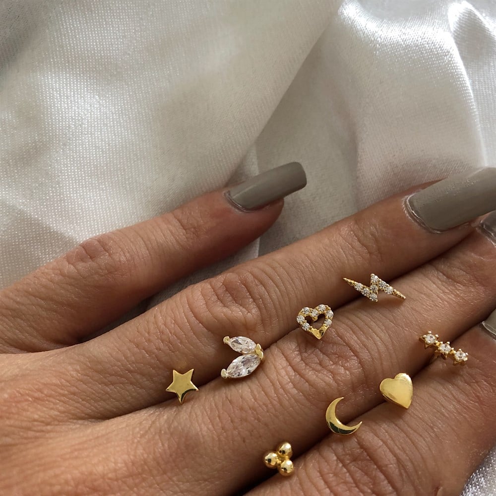 925 mini küpe&tragus serisi
