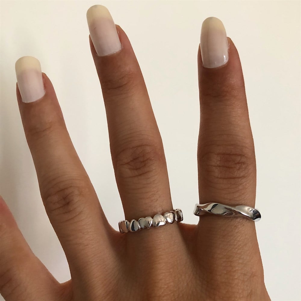 925 silver full kalpli yüzük