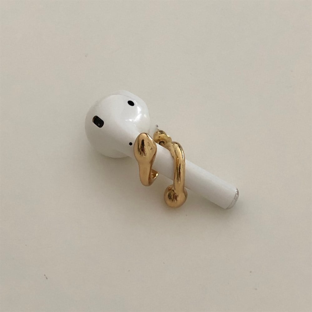 airpods tutucu küpe GOLD
