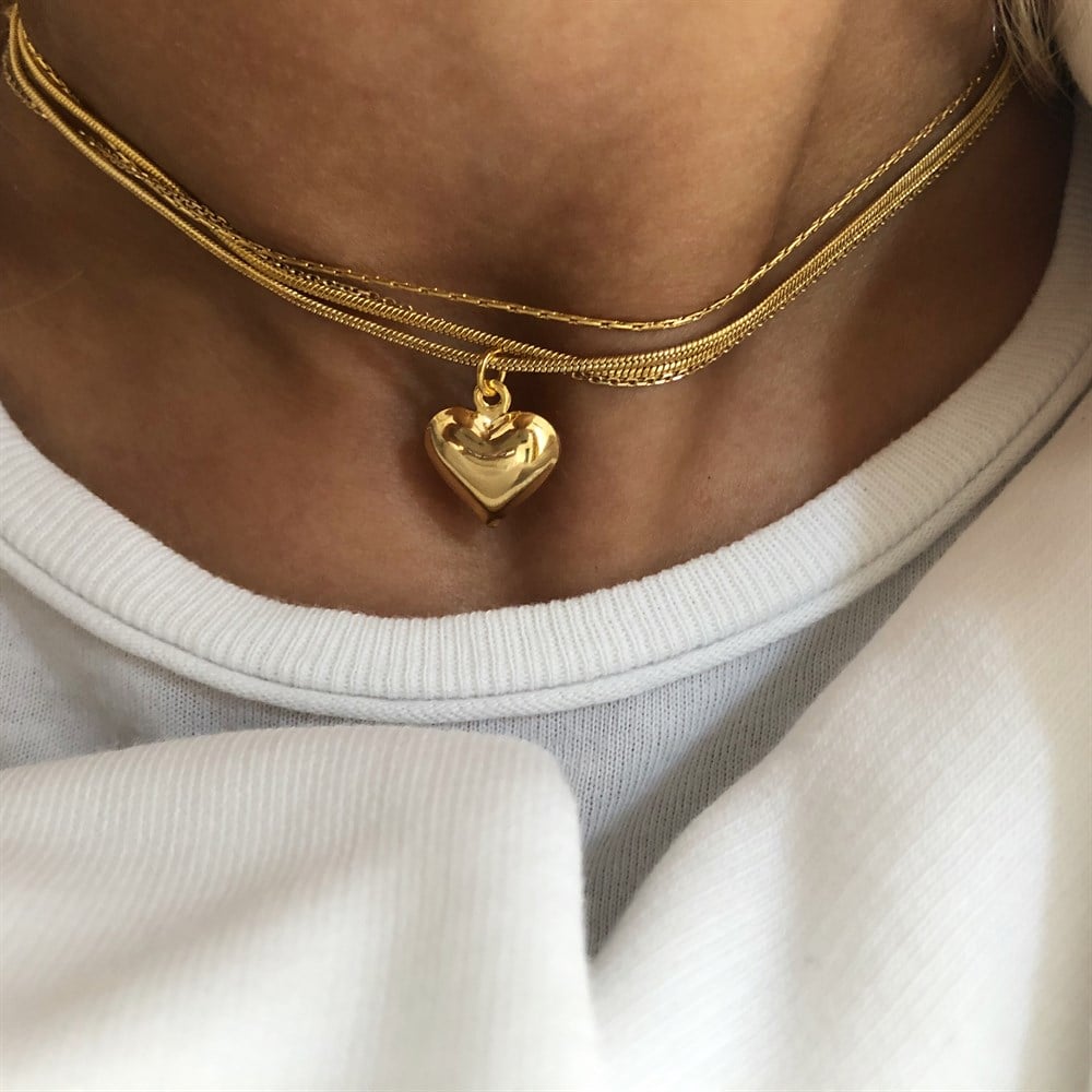 bombeli kalp choker
