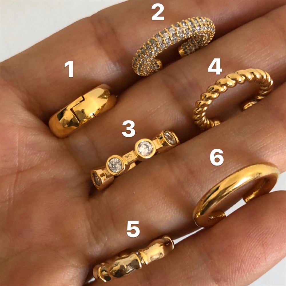 çeşitli ear cuff