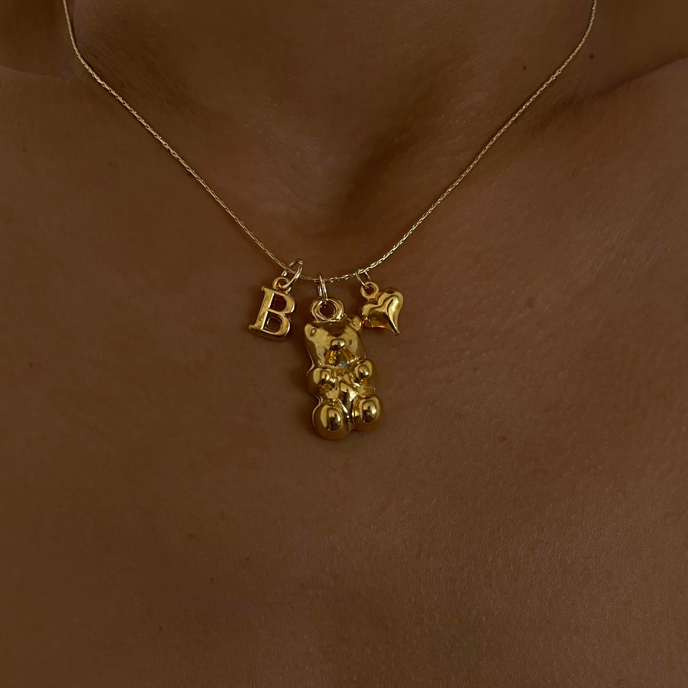 Gold Jelibon Kolye