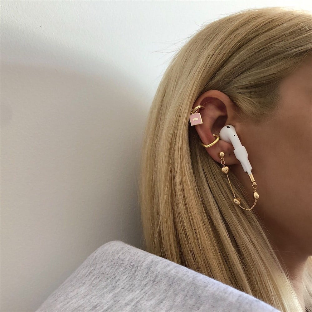Kalpli airpods tutucu küpe