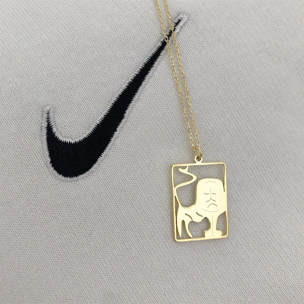 OK ROSES 925 LION NECKLACES