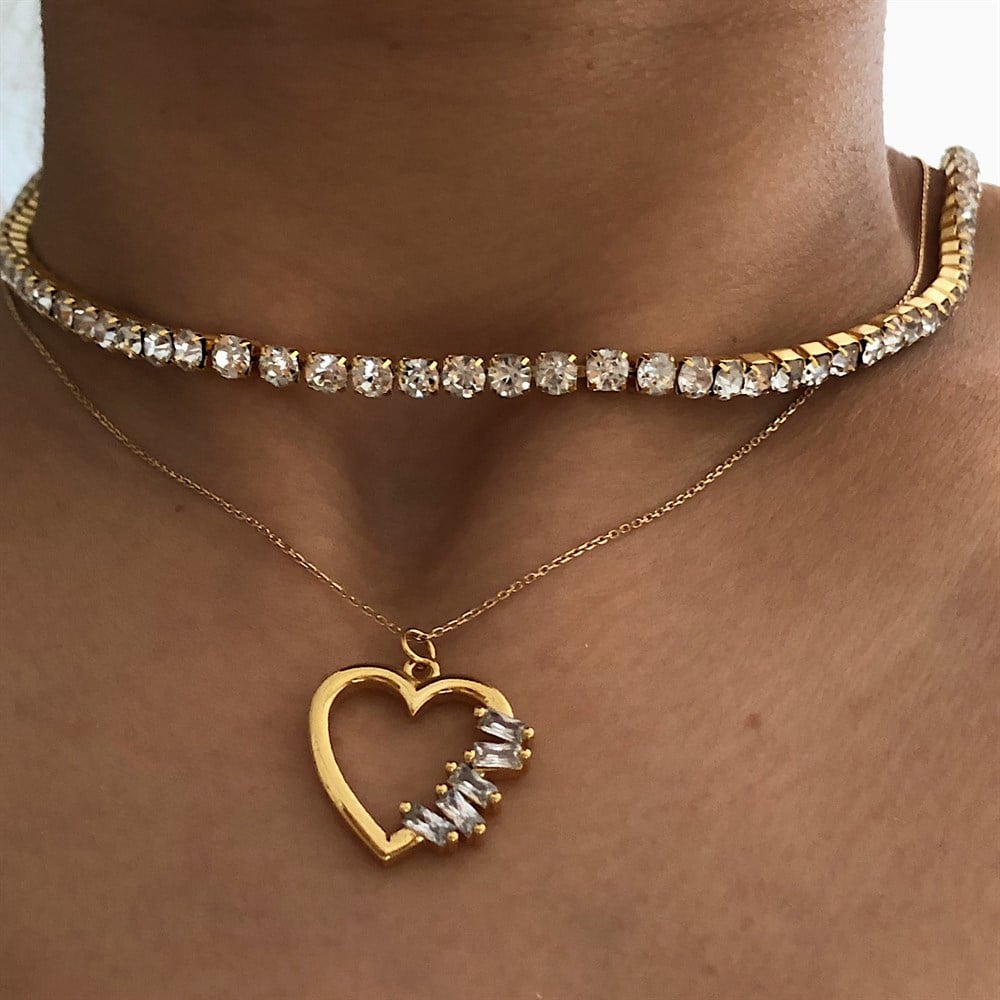 taşlı su yolu choker