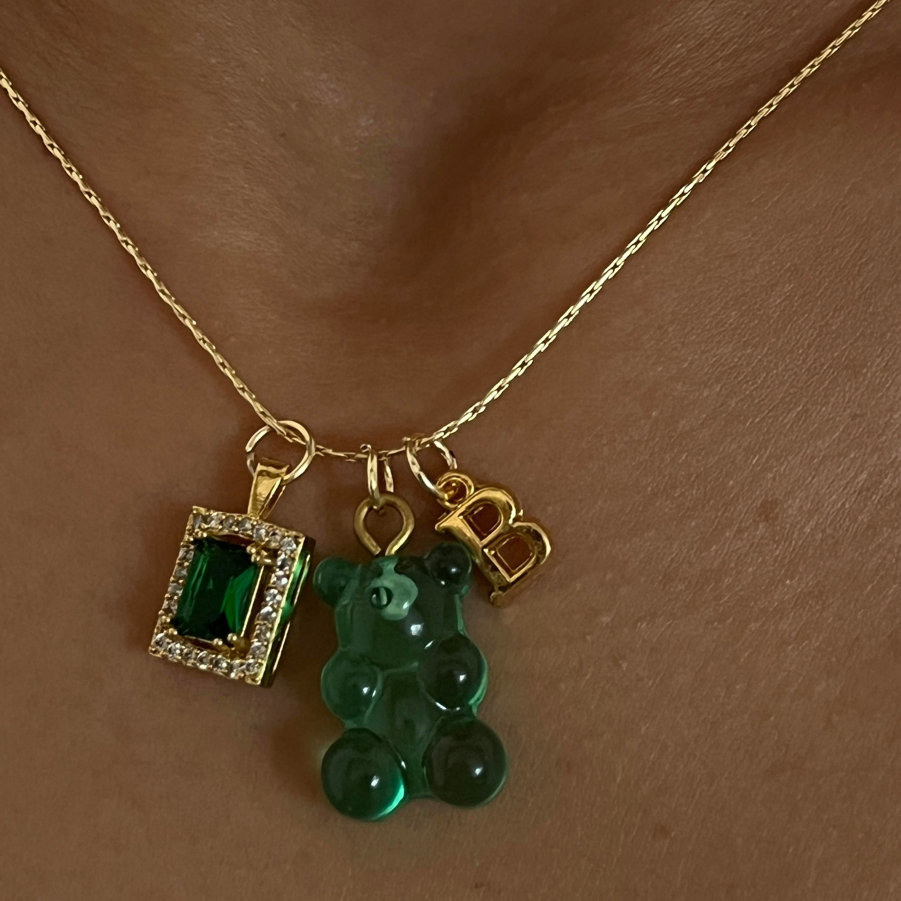 Yeşil Jelibon Kolye