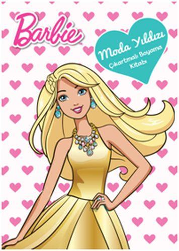Barbie Moda Yıldızı - Çıkartmalı Boyama Kitabı