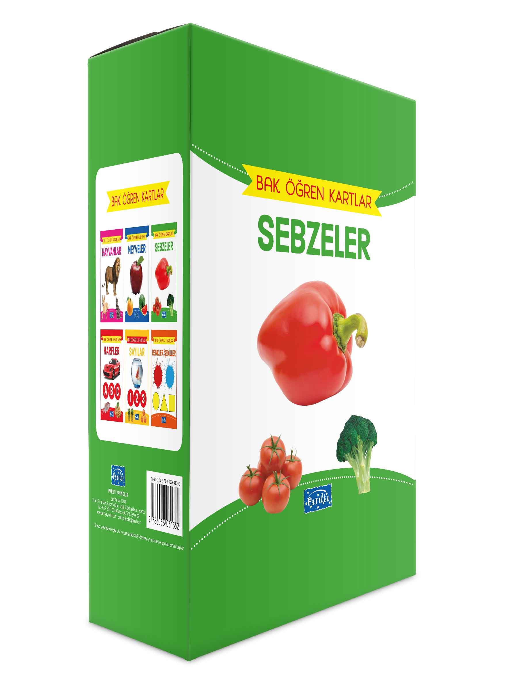 Sebzeler - Bak Öğren Kartlar