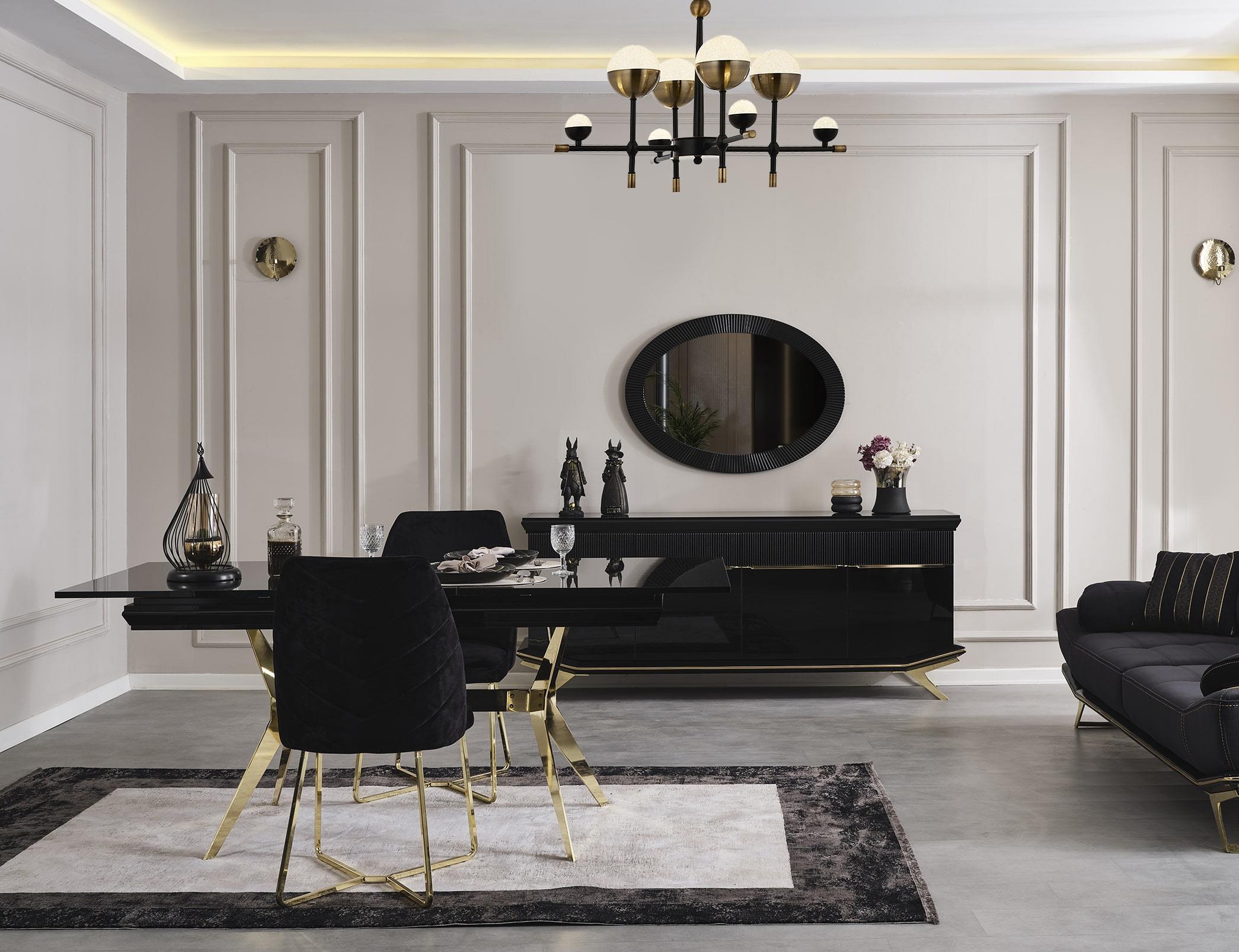 Masarati Gold Yemek Odası Takımı