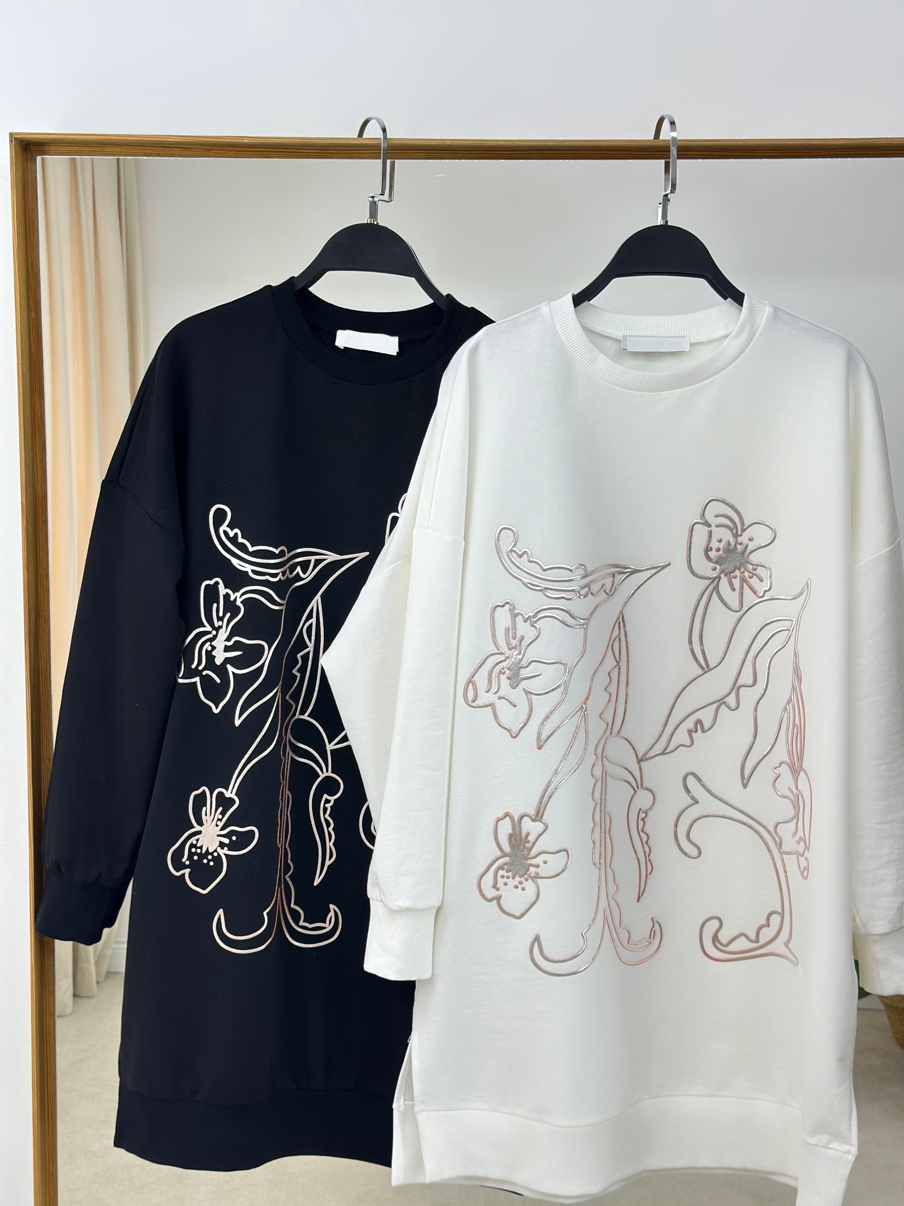 3D Baskılı İki İplik Sweat