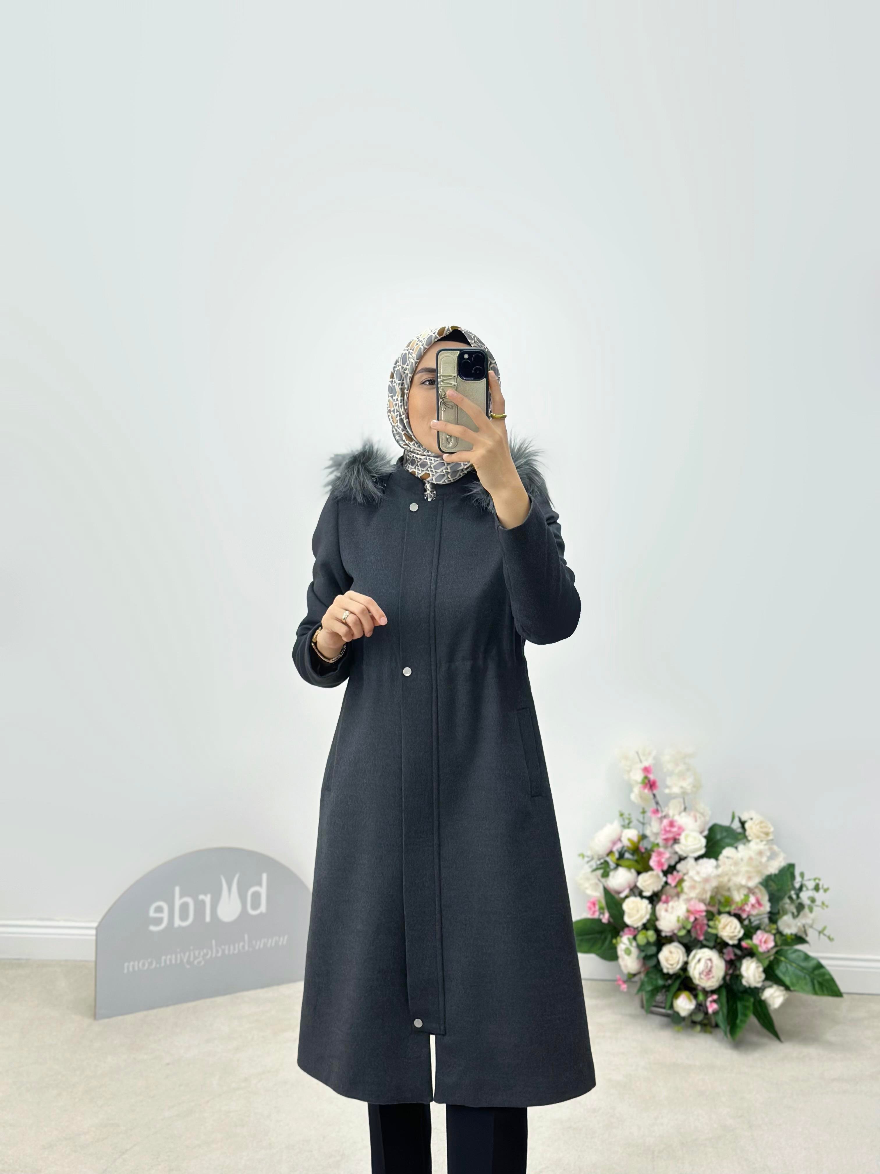 Armine Collection Kaşe Kaban