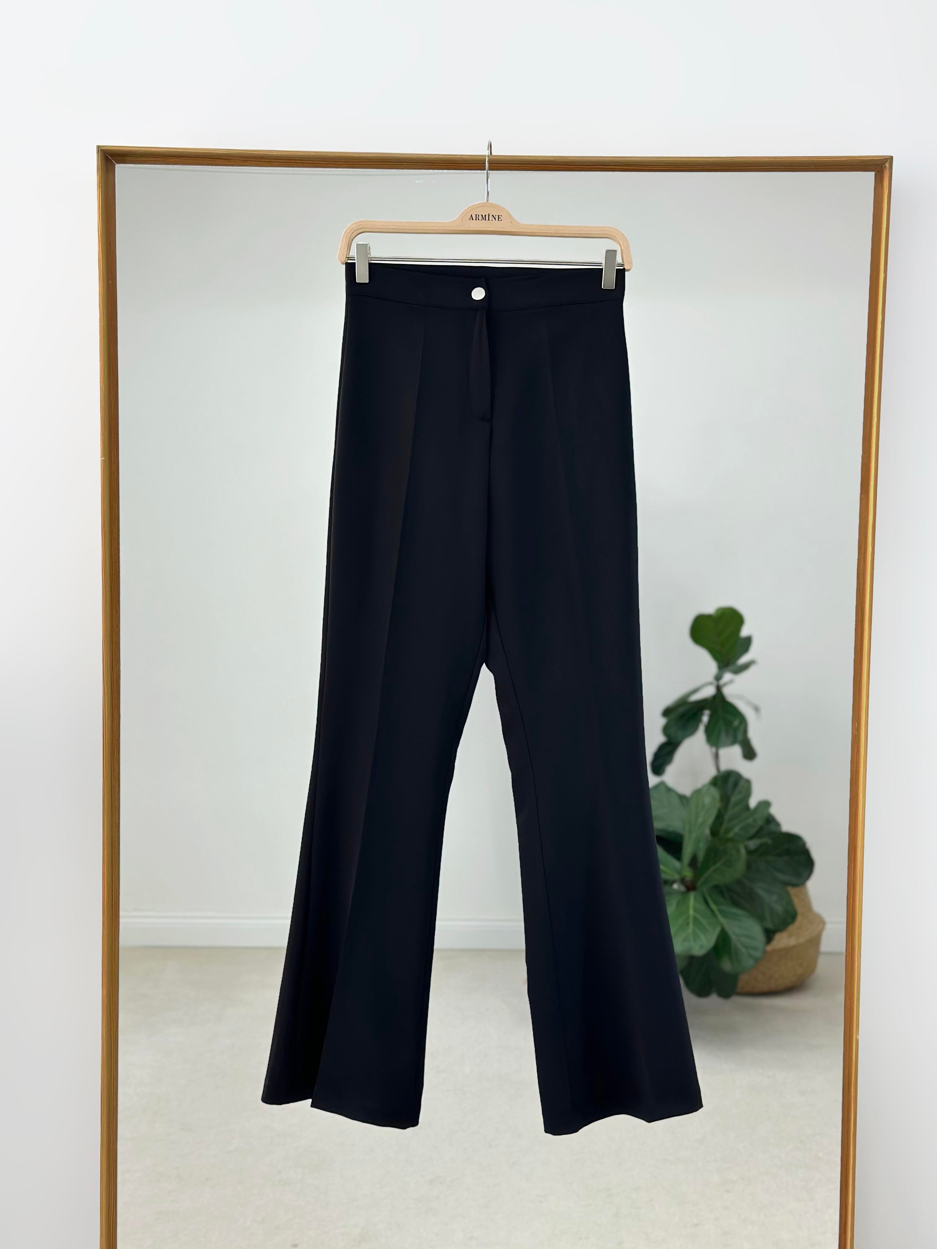 Armine Trend Double Krep İspanyol Paça Pantolon