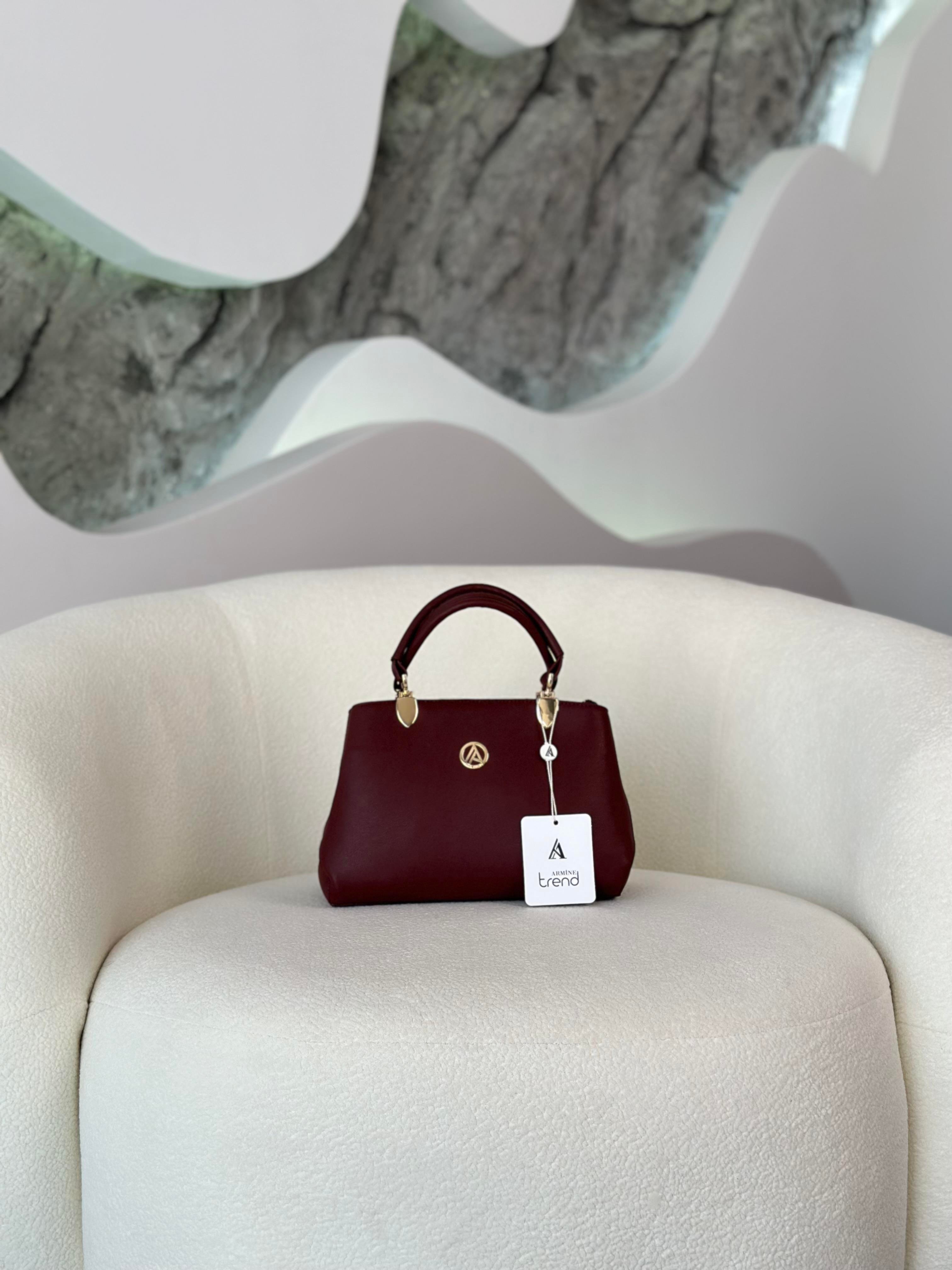 Armine Trend El Ve Omuz Çantası ARM113-1 Bordo 