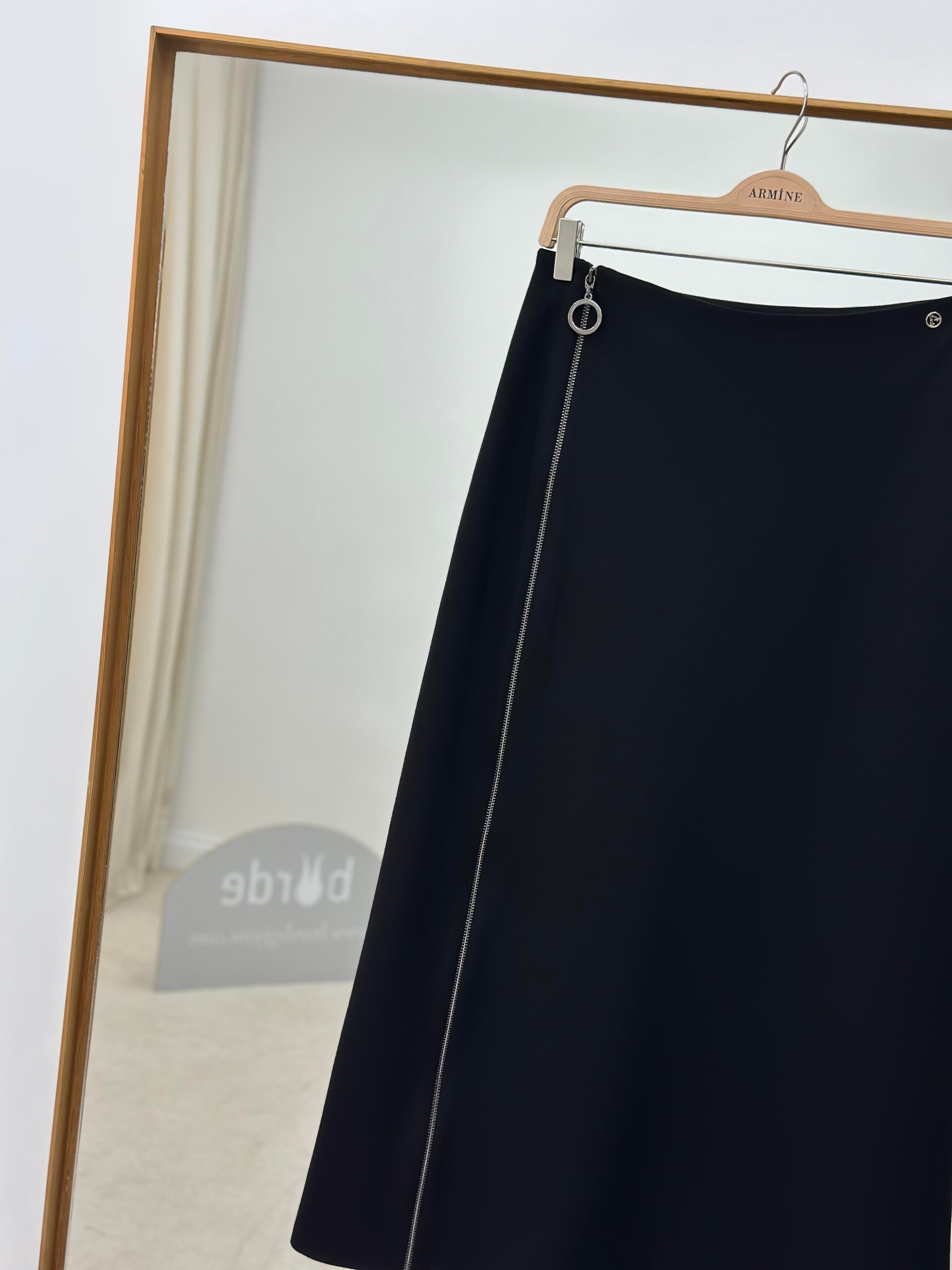Armine Trend Fermuar Detaylı Etek