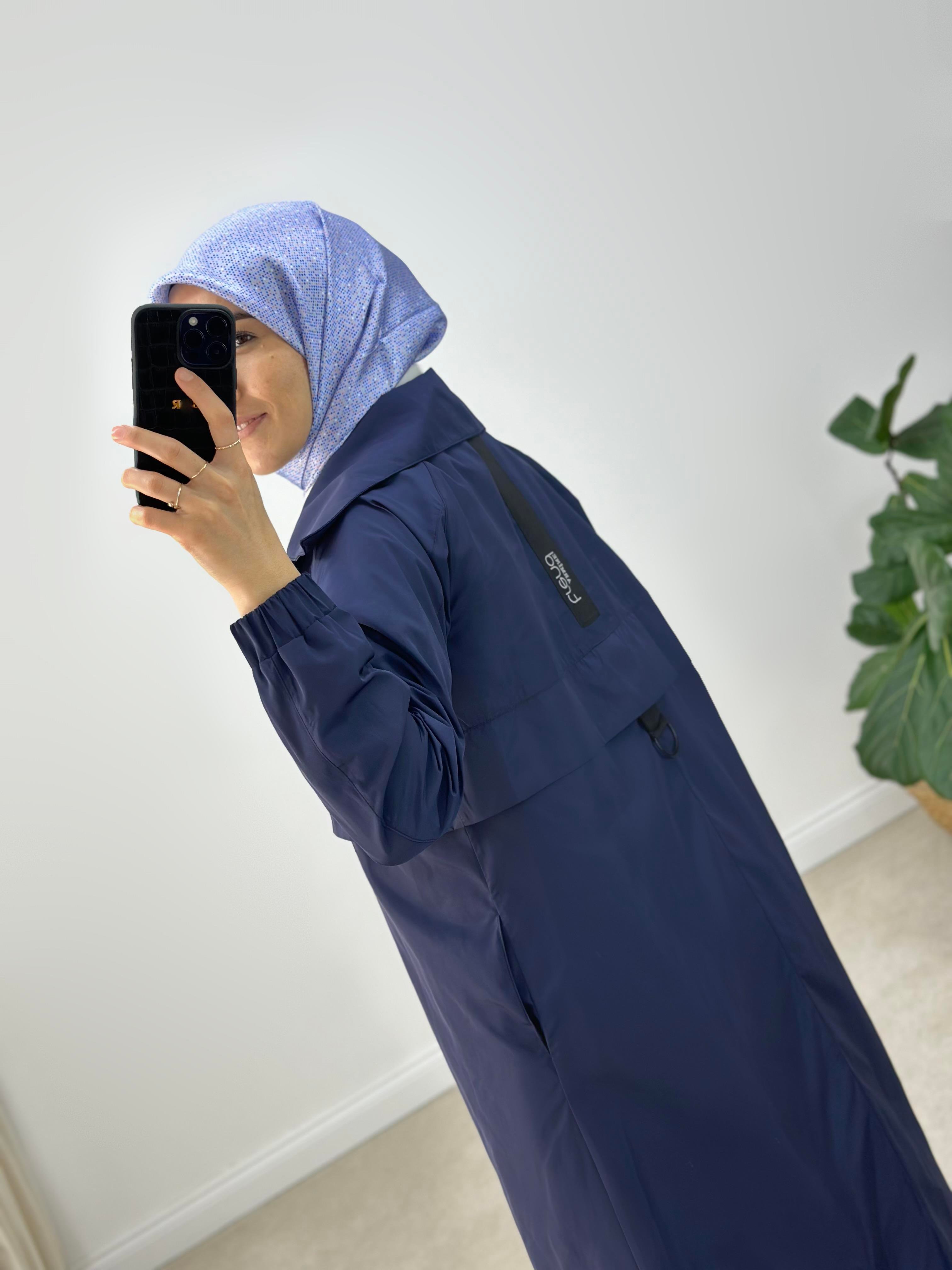 Armine Trend İmzalı Paraşüt Kumaş Yağmurluk Kap Giy Çık
