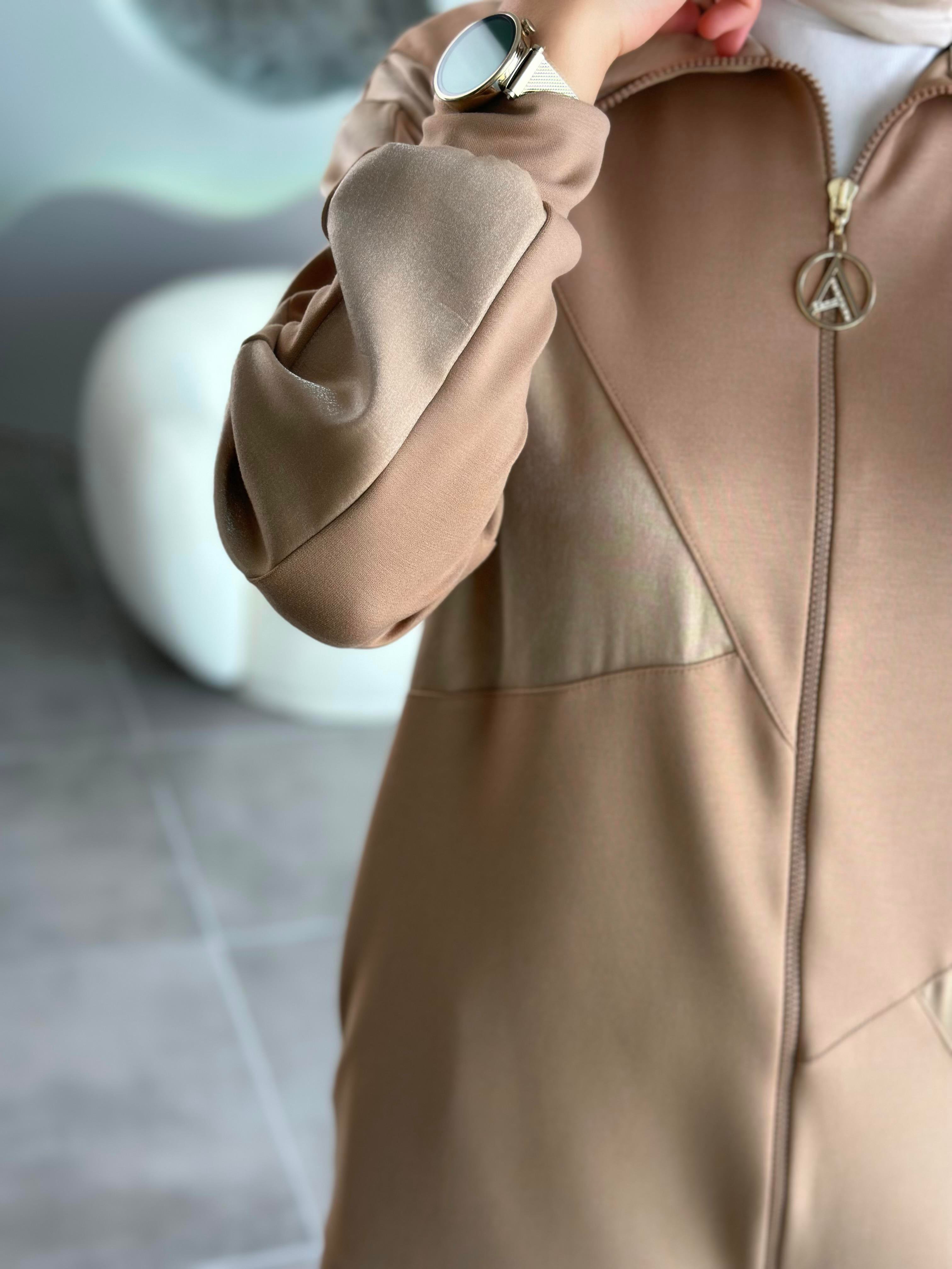 Armine Trend Janjan Kumaş Garnili Modal Takım 25YT646 Camel 