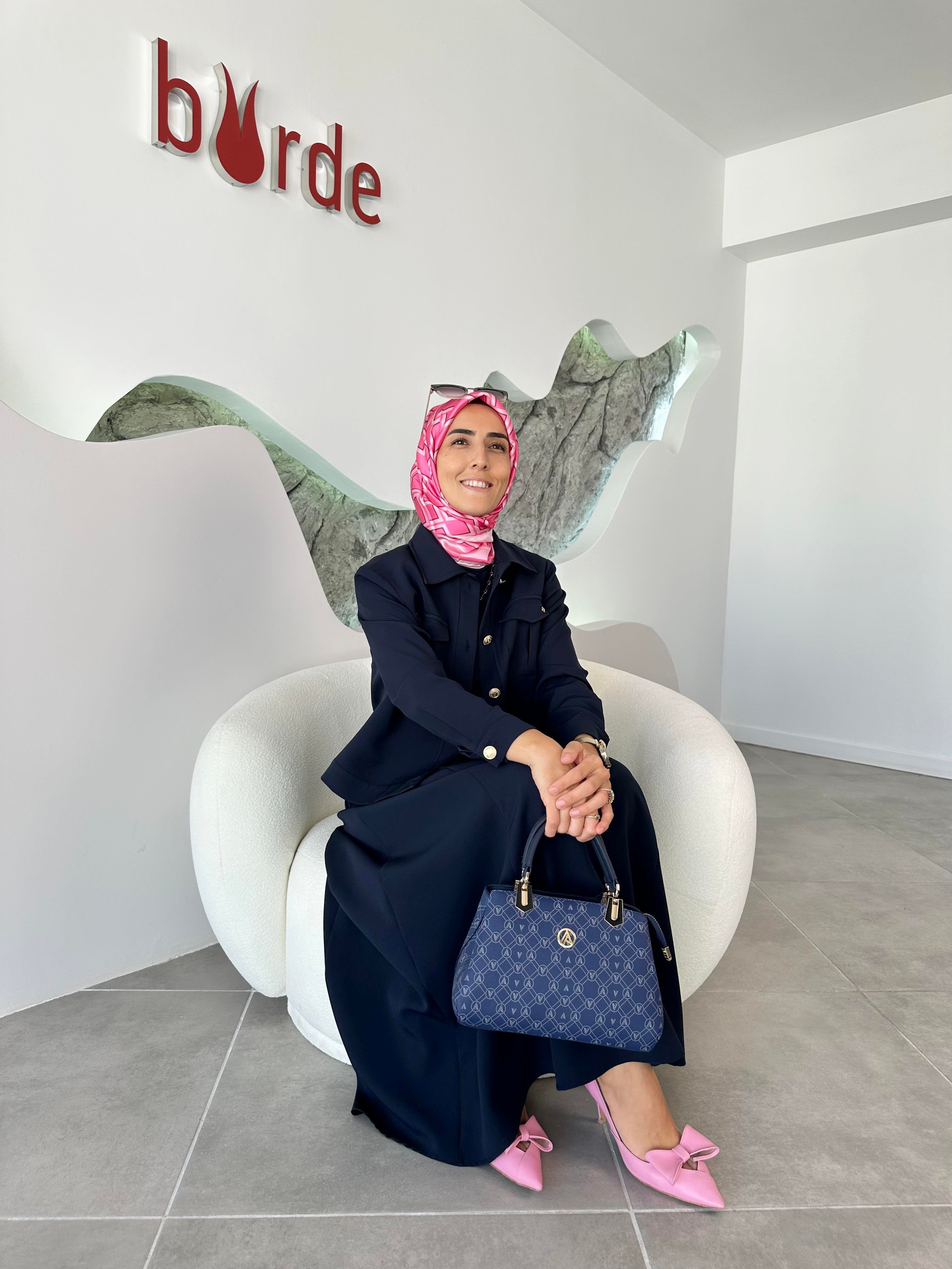 Armine Trend Jile Elbiseli Ceketli Takım 25KT642 Lacivert
