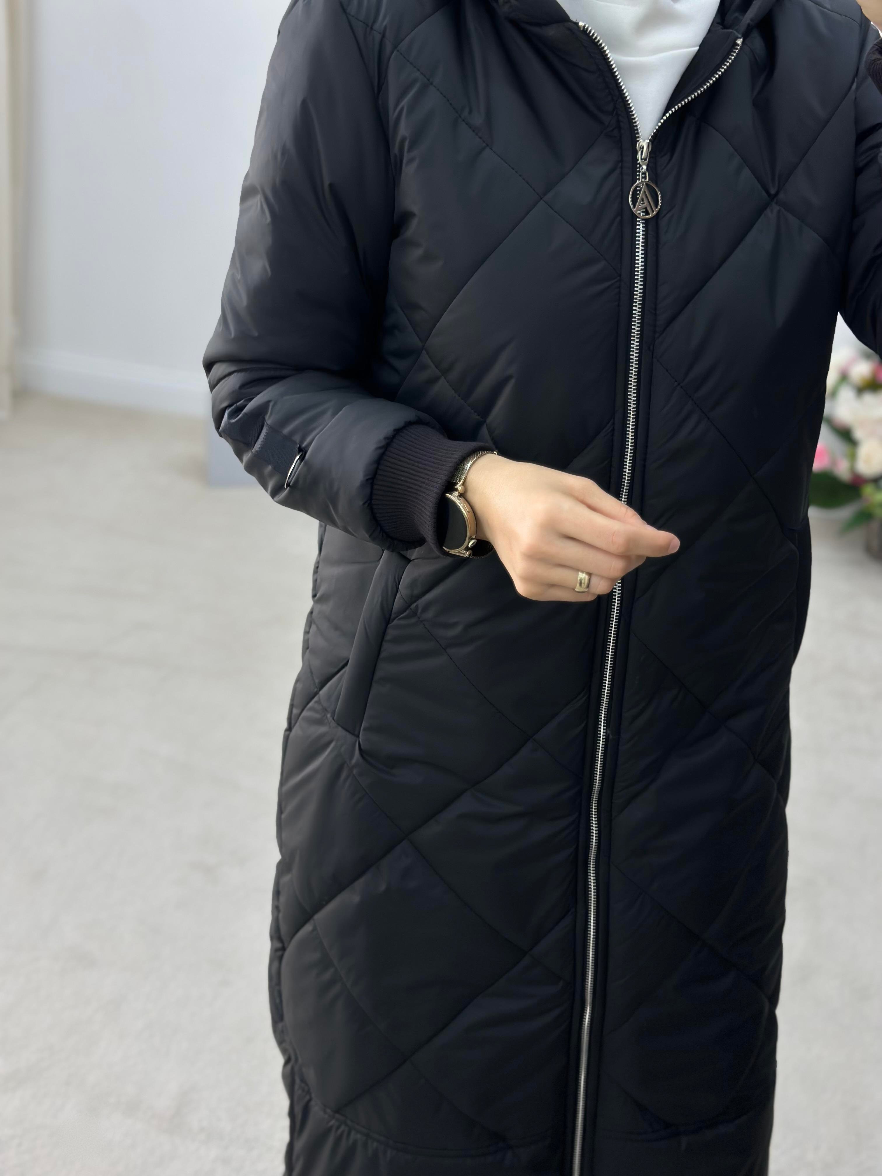 Armine Trend Kapitone Mont 24KT710 Siyah 