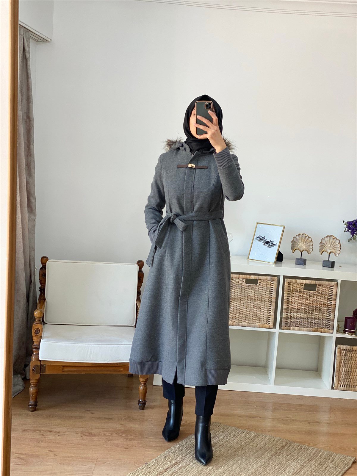 Armine Trend Kaşe Kaban
