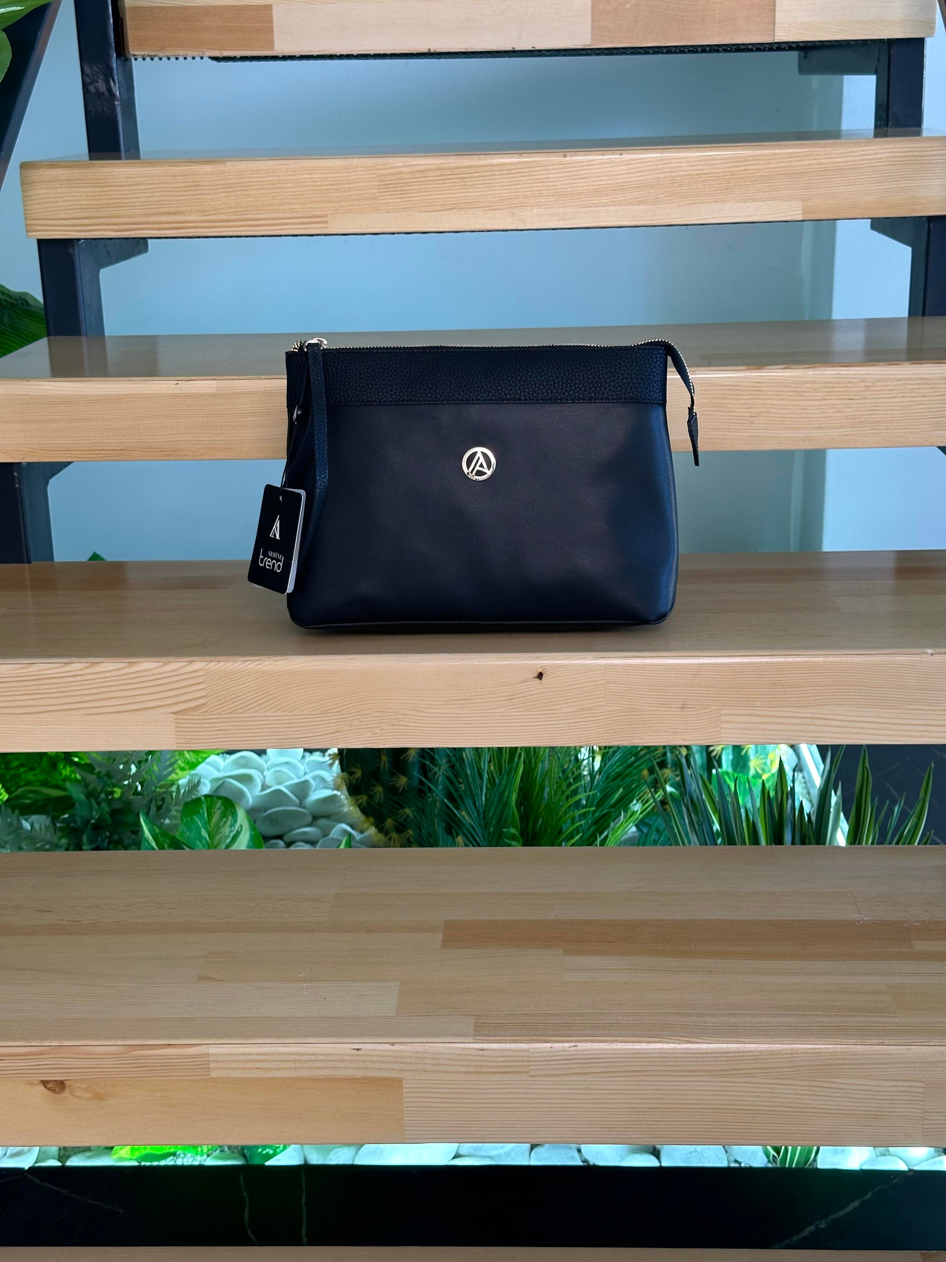 Armine Trend Logosuz El Çantası ARM125-1 Siyah 