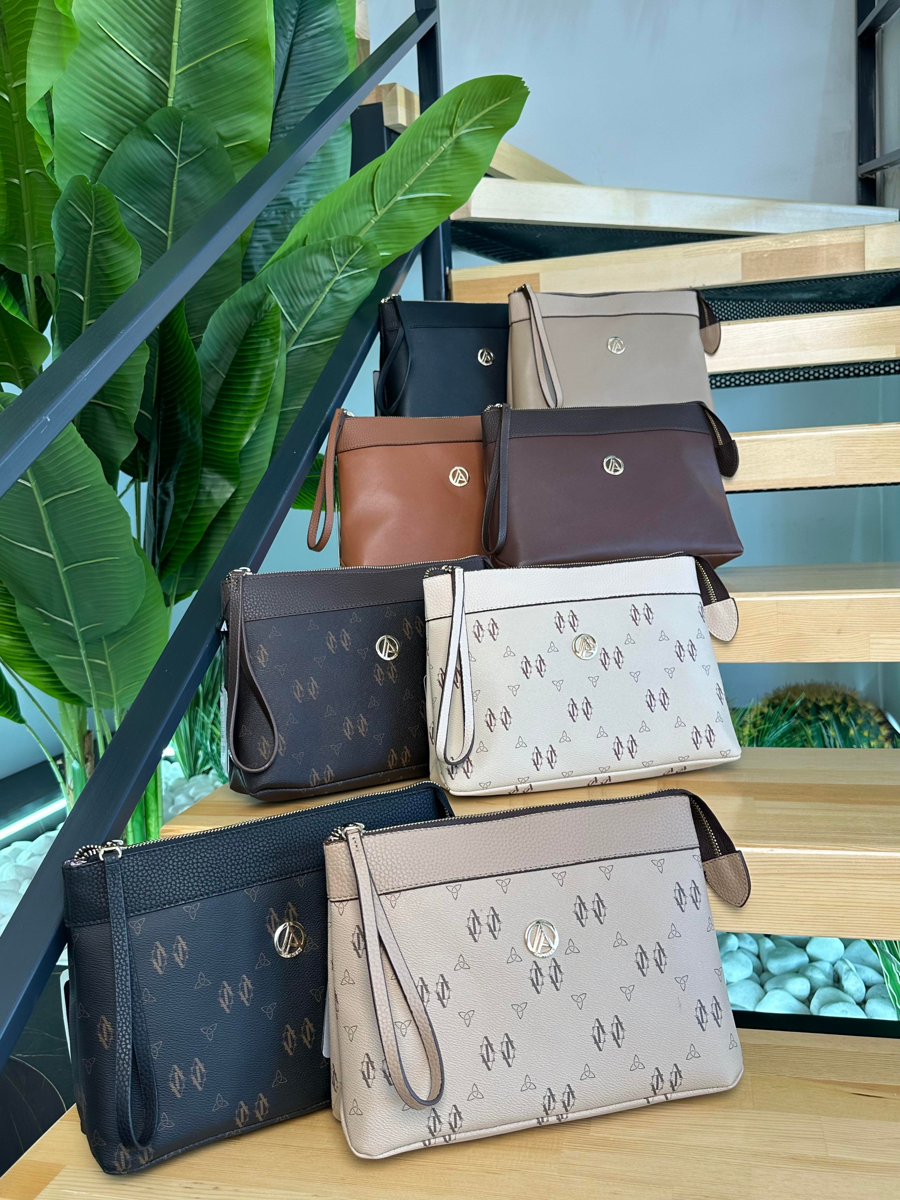 Armine Trend Logosuz El Çantası ARM125-1 Siyah 