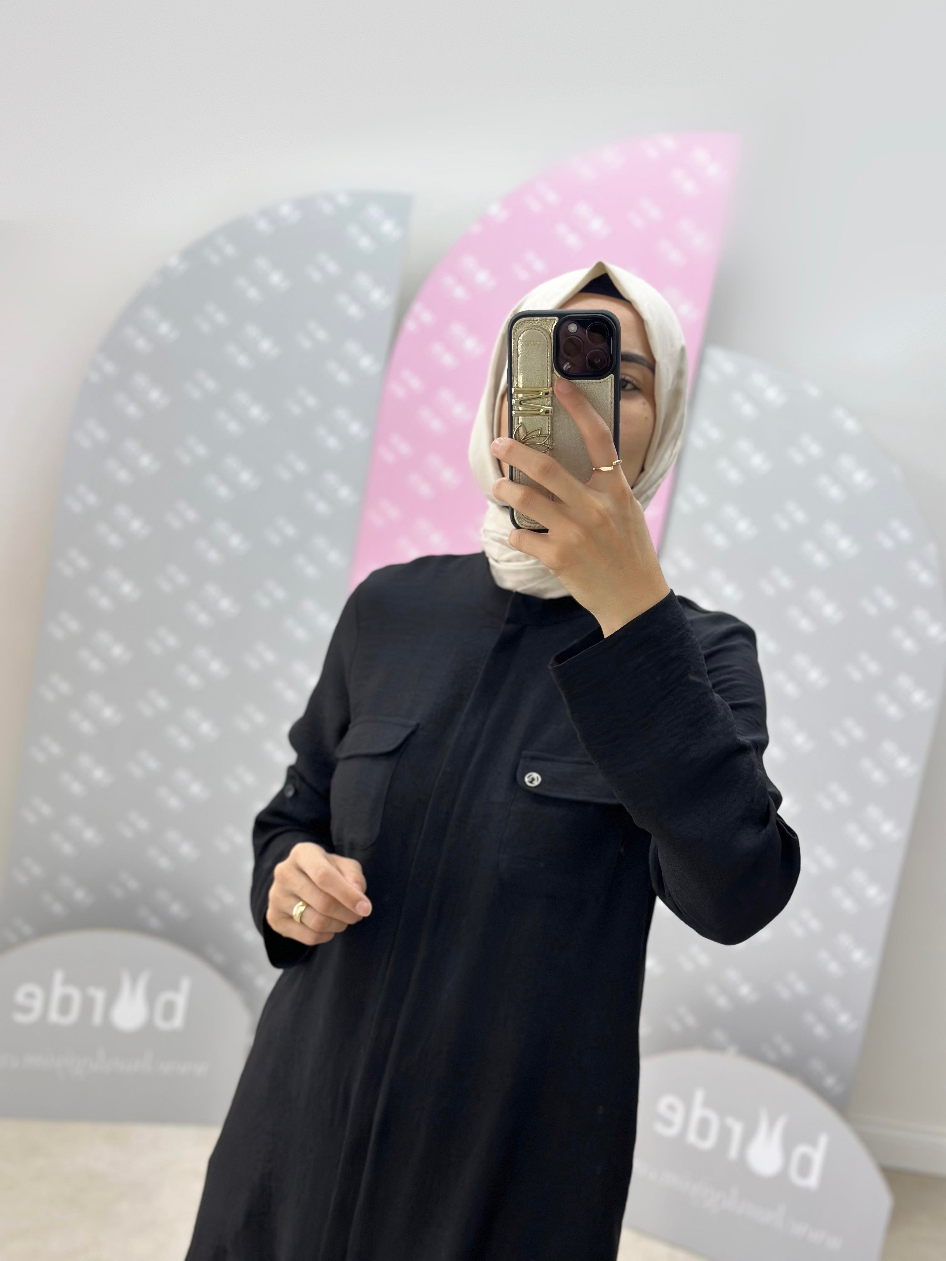 Armine Trend Poly Keten Fermuarlı Gömlek
