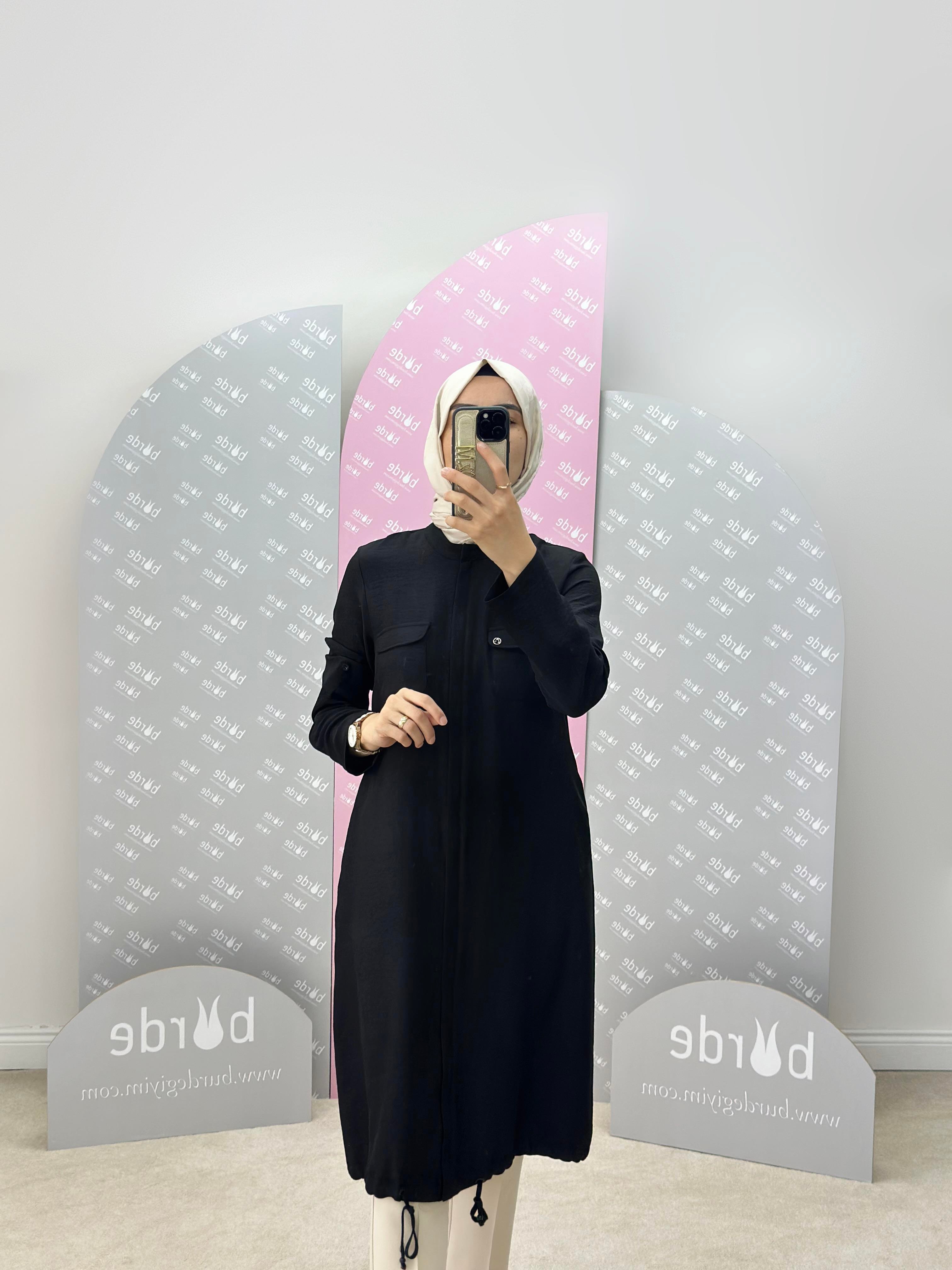 Armine Trend Poly Keten Fermuarlı Gömlek