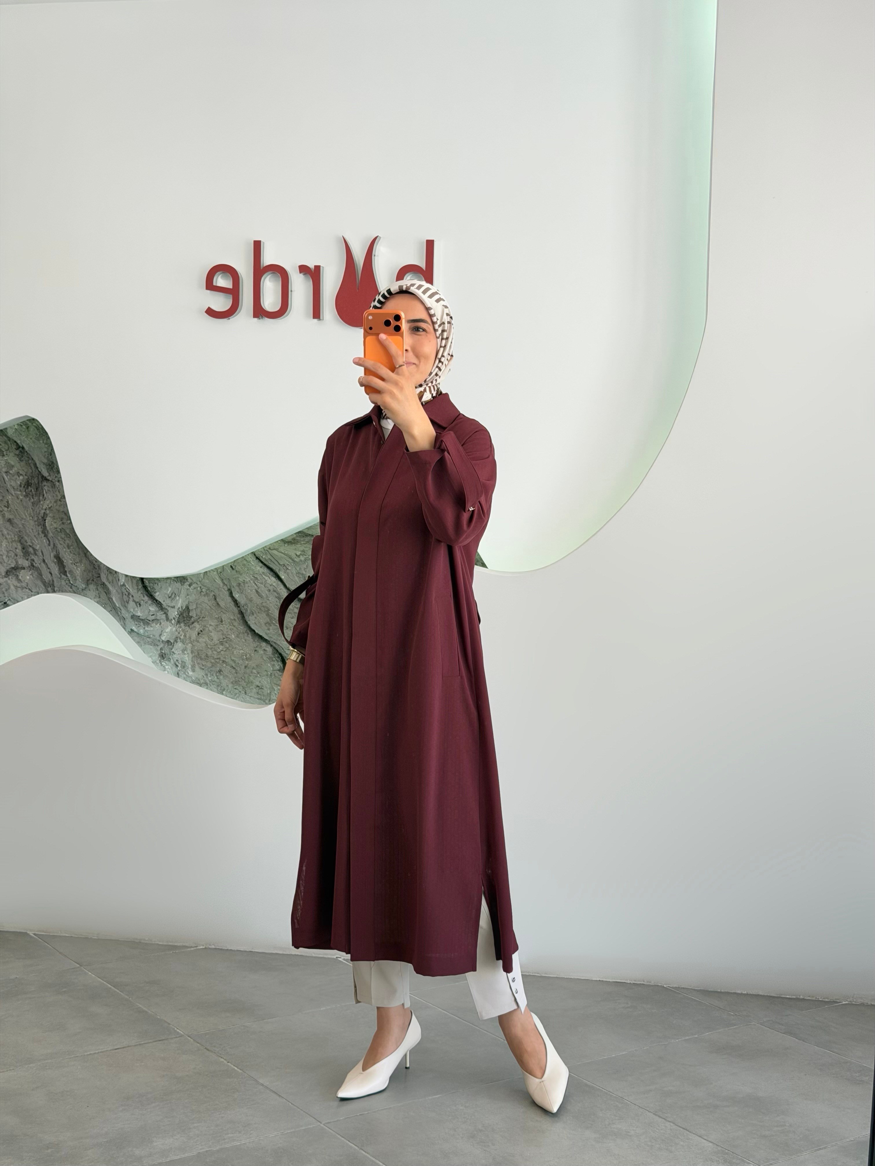 Armine Trend Sırtı Kemer Detaylı Giyçık 26YT510 Bordo