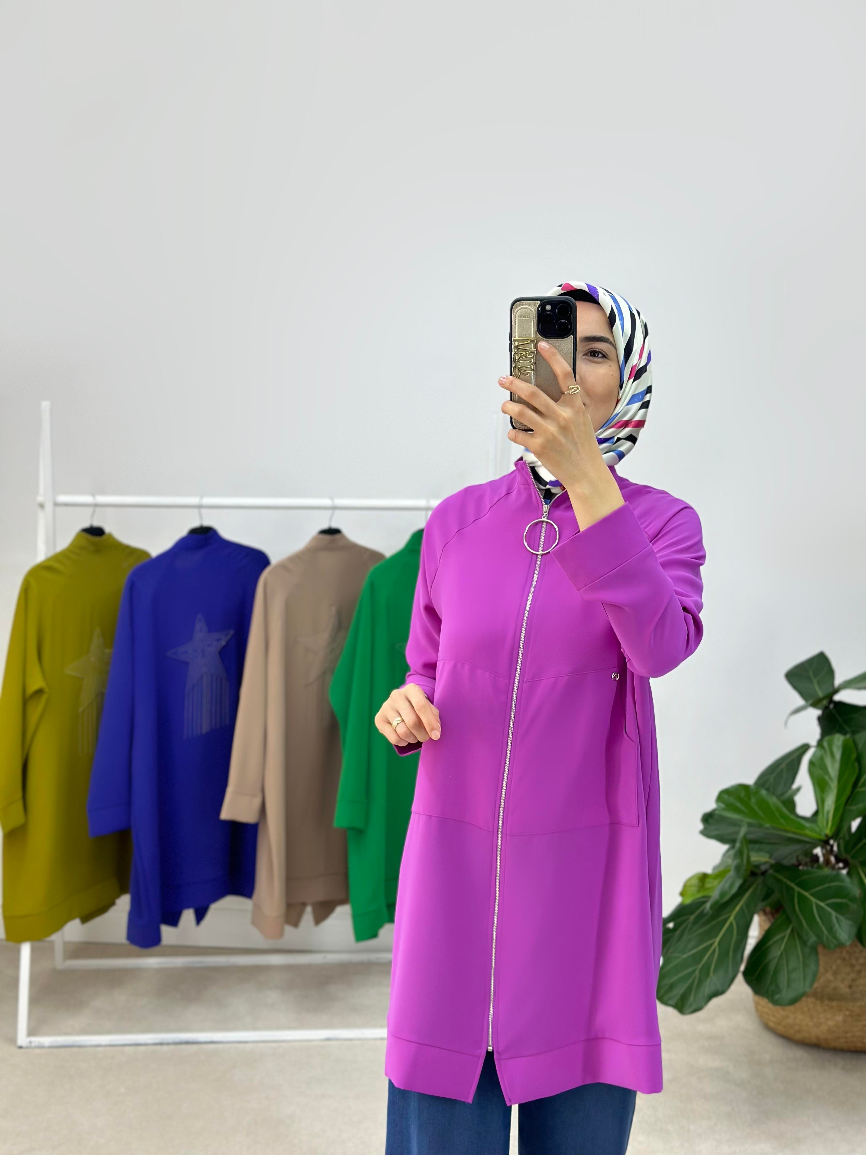 Armine Trend Sırtı Yıldızlı Ceket